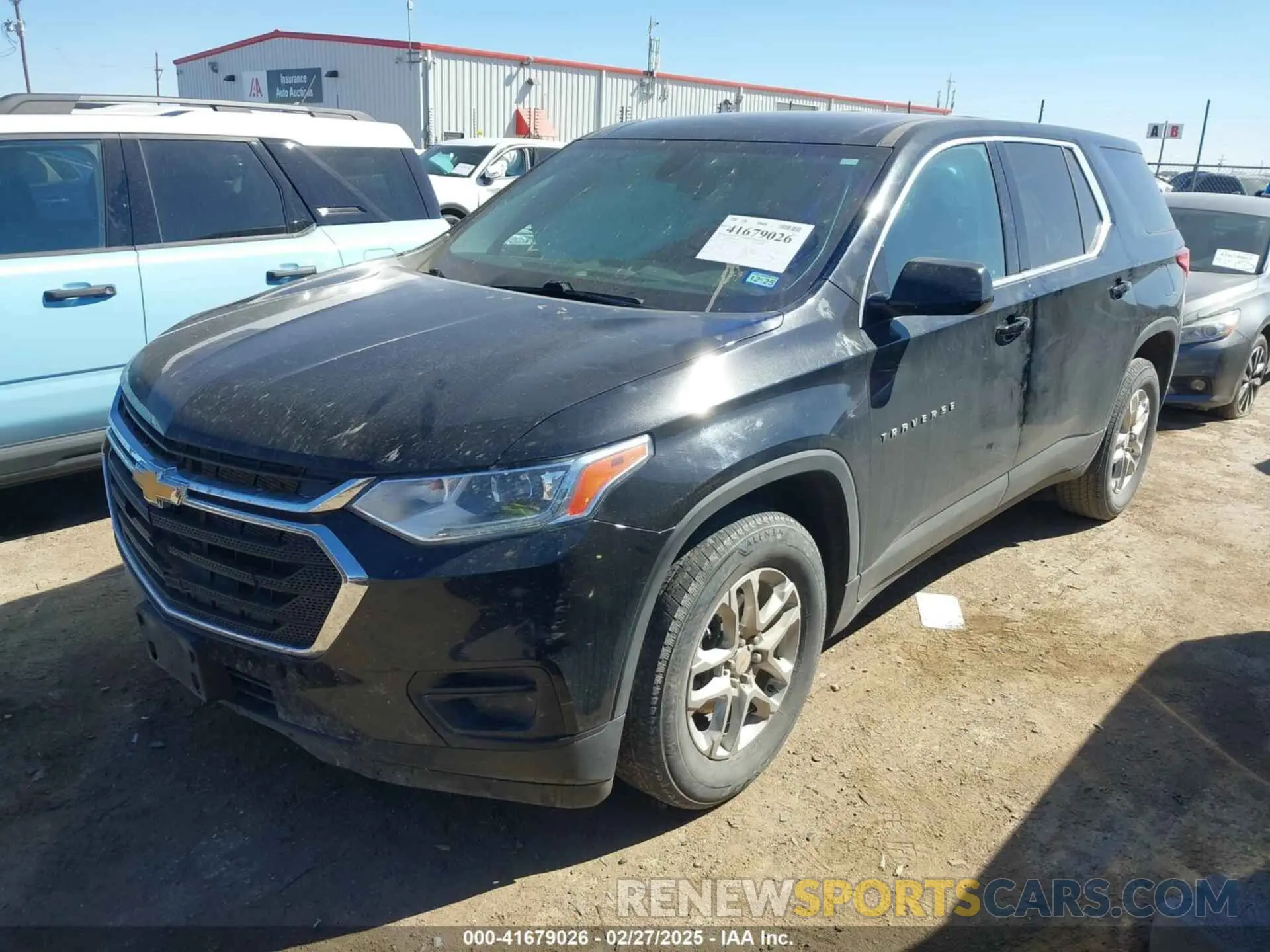 2 Photograph of a damaged car 1GNERFKW8MJ101892 CHEVROLET TRAVERSE 2021