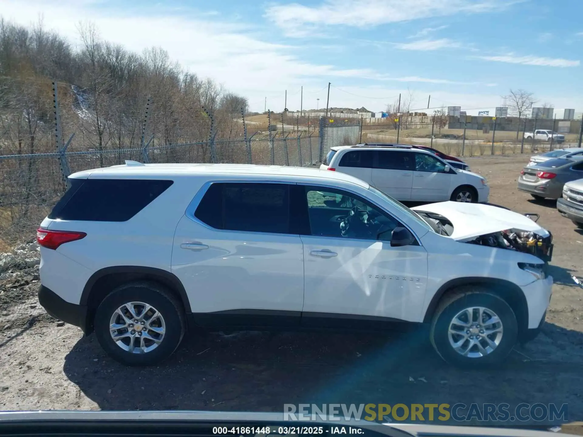14 Photograph of a damaged car 1GNERFKW8MJ219960 CHEVROLET TRAVERSE 2021