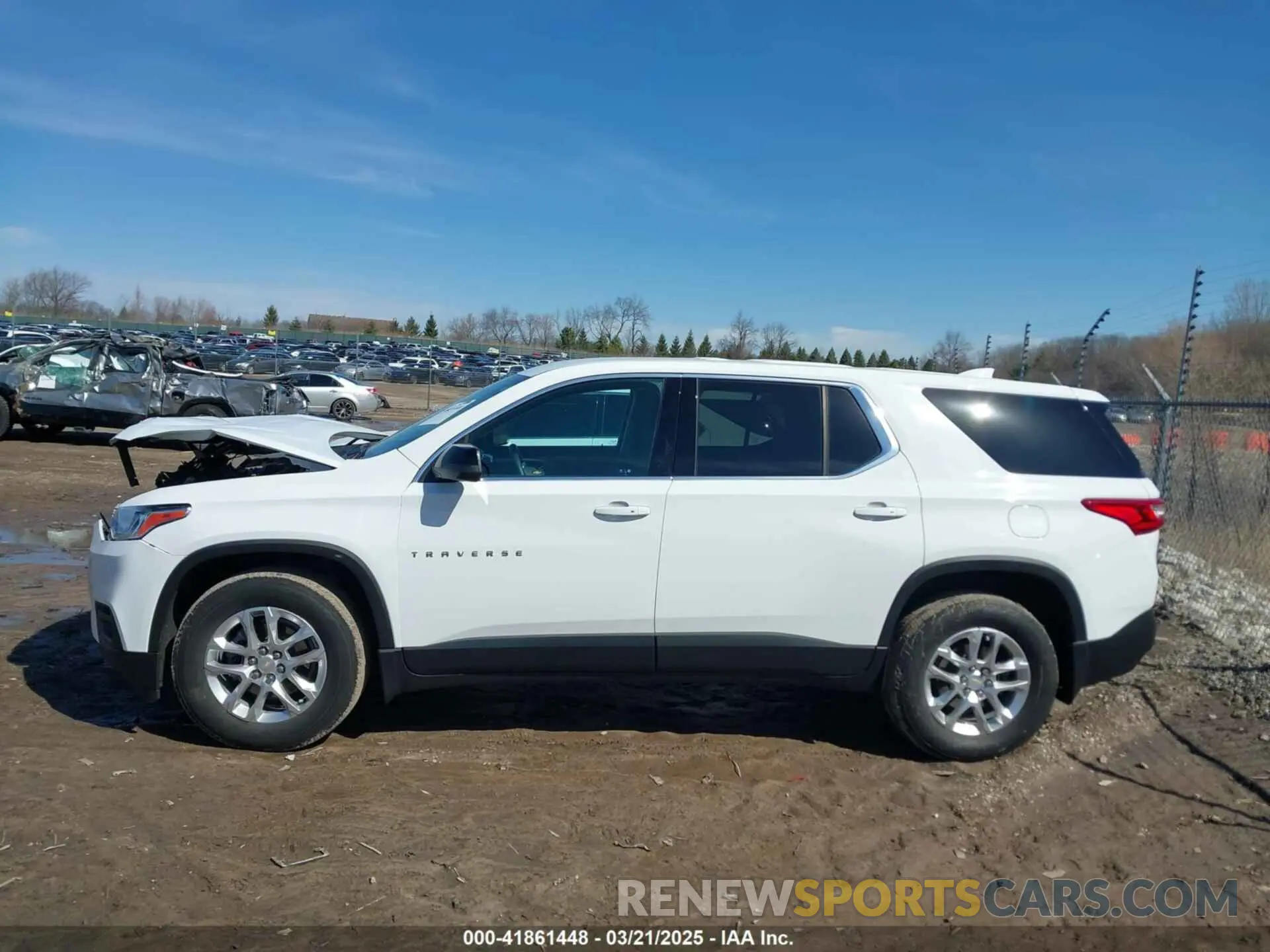 15 Photograph of a damaged car 1GNERFKW8MJ219960 CHEVROLET TRAVERSE 2021