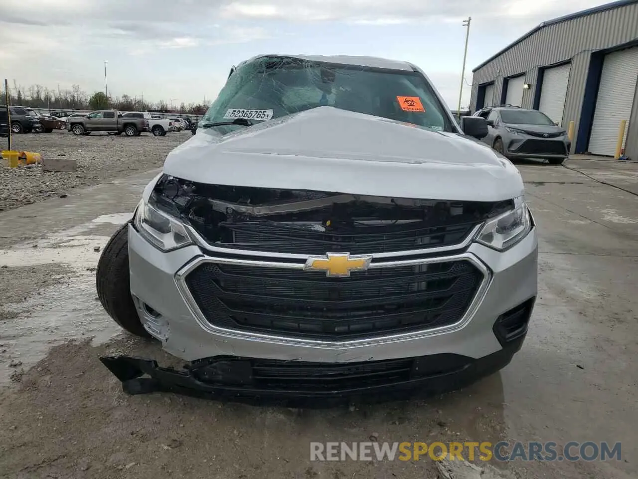5 Photograph of a damaged car 1GNERFKW8MJ250965 CHEVROLET TRAVERSE 2021