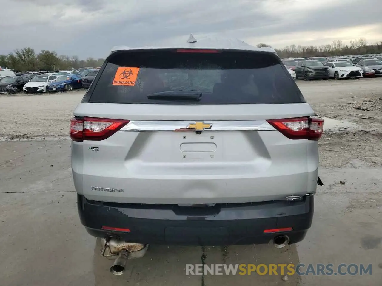 6 Photograph of a damaged car 1GNERFKW8MJ250965 CHEVROLET TRAVERSE 2021