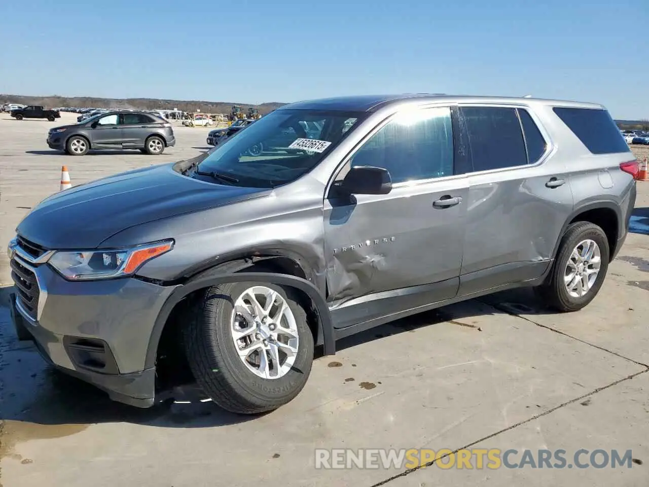 1 Photograph of a damaged car 1GNERFKW9MJ150468 CHEVROLET TRAVERSE 2021