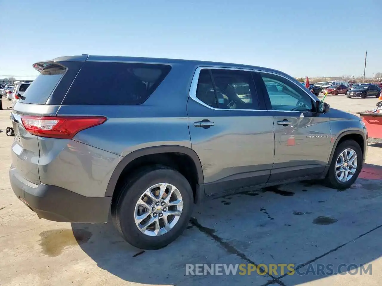 3 Photograph of a damaged car 1GNERFKW9MJ150468 CHEVROLET TRAVERSE 2021