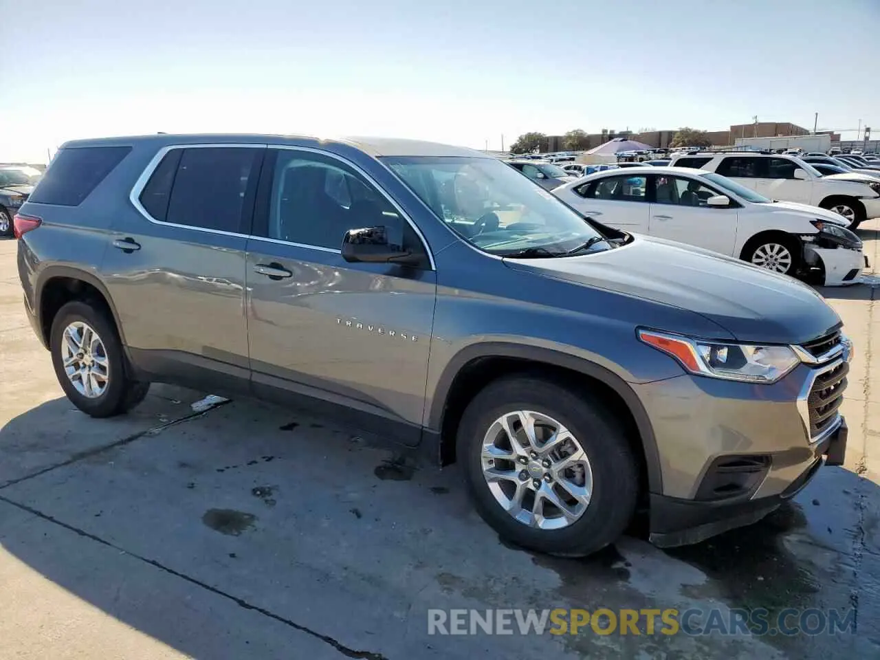 4 Photograph of a damaged car 1GNERFKW9MJ150468 CHEVROLET TRAVERSE 2021