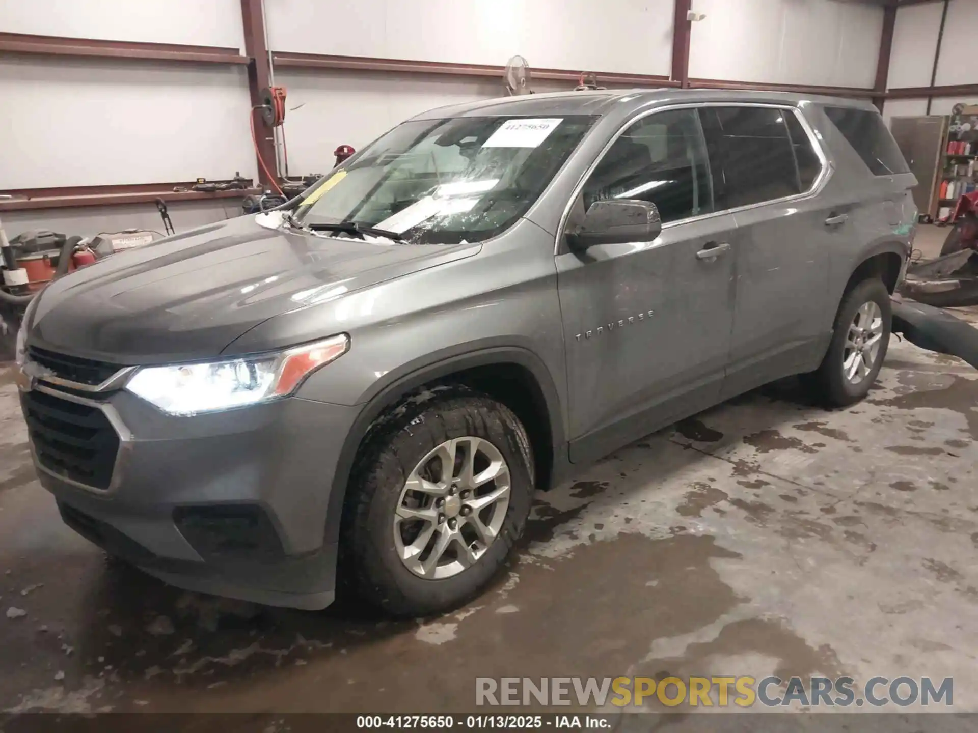 2 Photograph of a damaged car 1GNERFKW9MJ150678 CHEVROLET TRAVERSE 2021