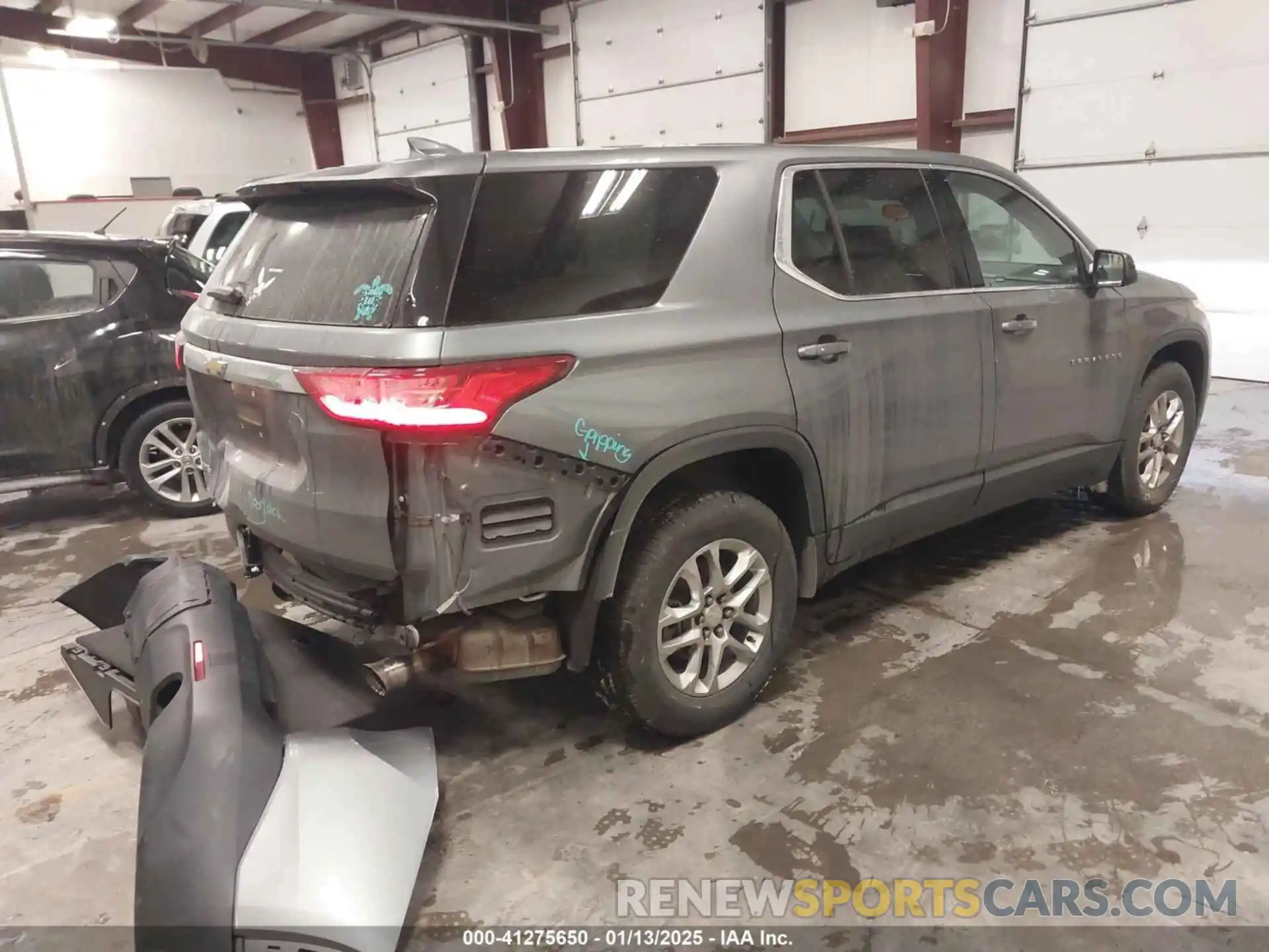 4 Photograph of a damaged car 1GNERFKW9MJ150678 CHEVROLET TRAVERSE 2021