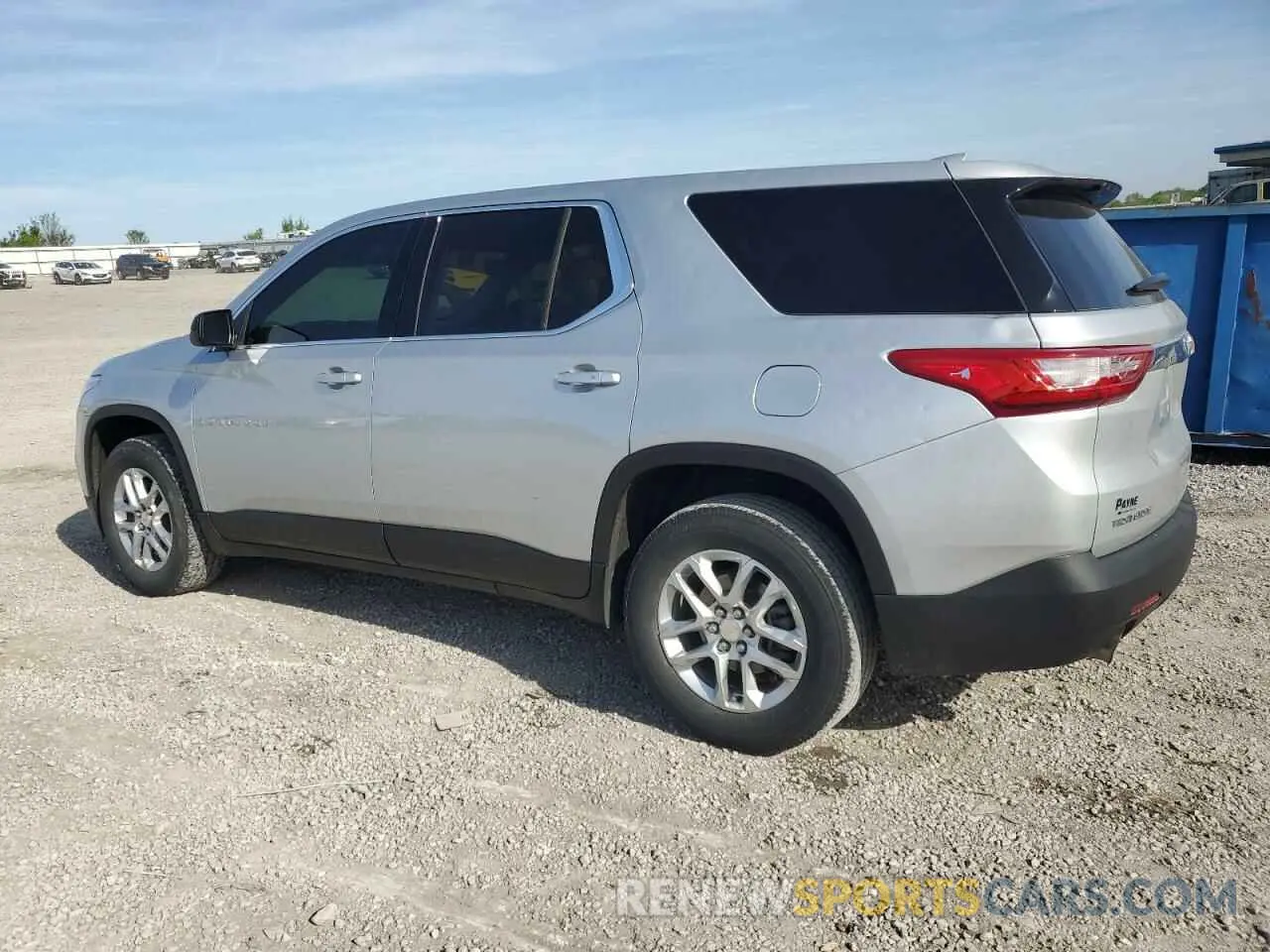2 Photograph of a damaged car 1GNERFKW9MJ226920 CHEVROLET TRAVERSE 2021