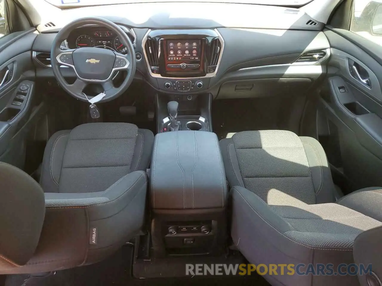 8 Photograph of a damaged car 1GNERFKWXMJ108908 CHEVROLET TRAVERSE 2021