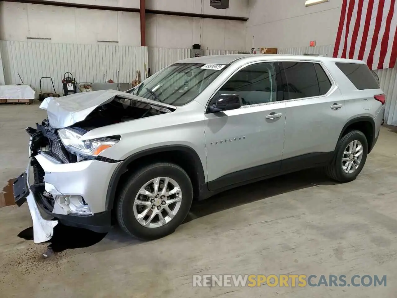 1 Photograph of a damaged car 1GNERFKWXMJ263118 CHEVROLET TRAVERSE 2021