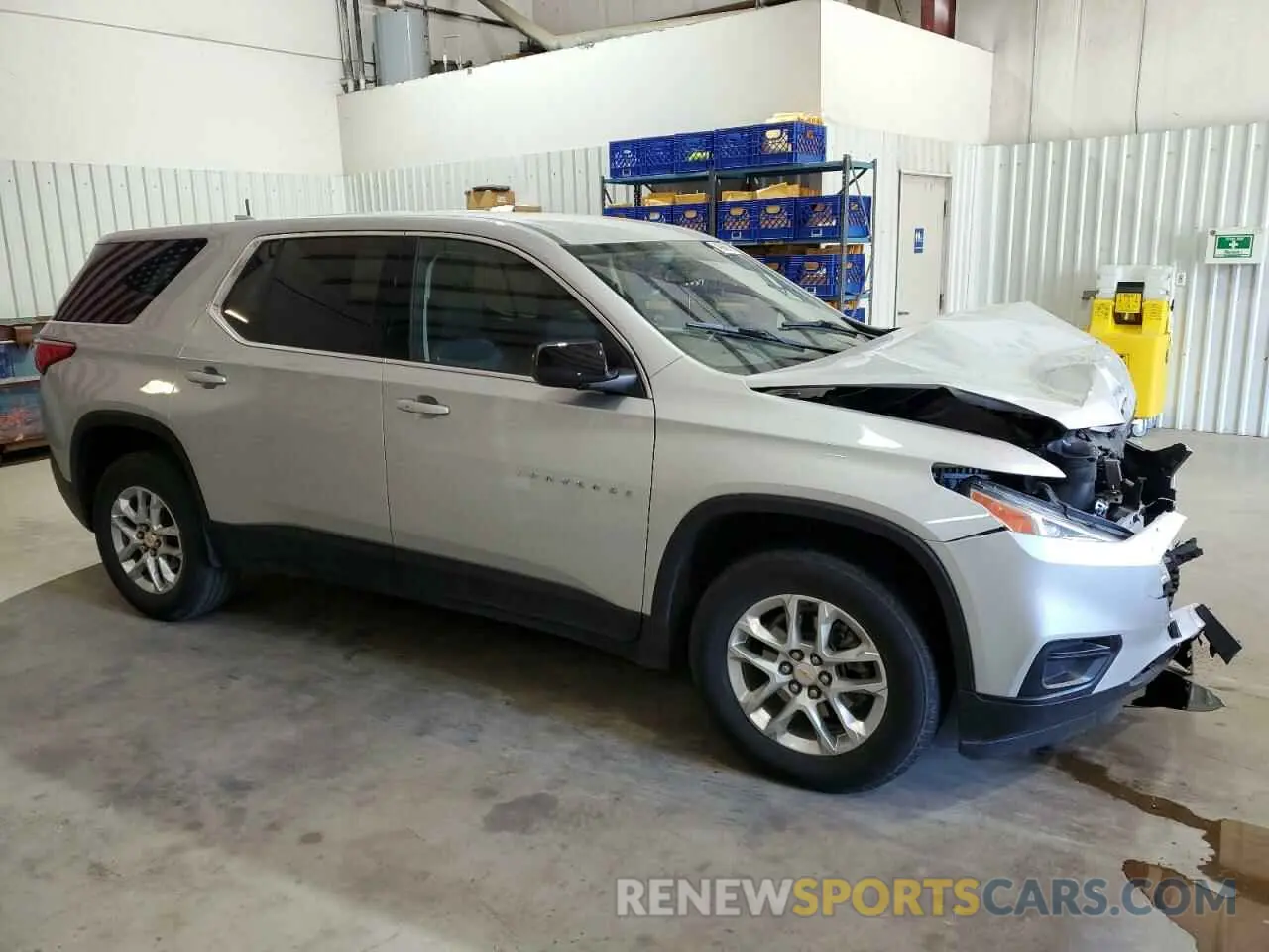 4 Photograph of a damaged car 1GNERFKWXMJ263118 CHEVROLET TRAVERSE 2021