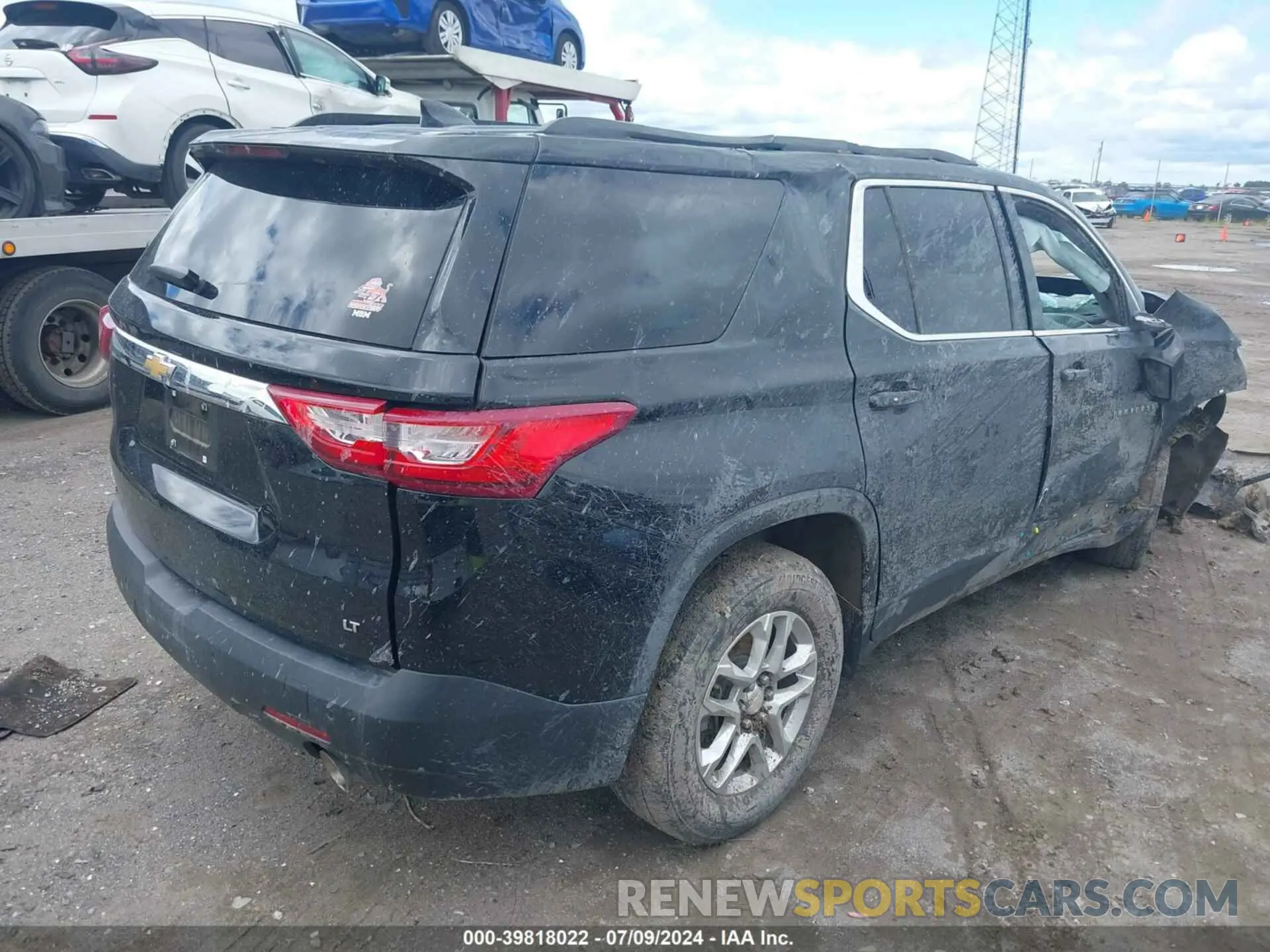 4 Photograph of a damaged car 1GNERGKW1MJ129779 CHEVROLET TRAVERSE 2021