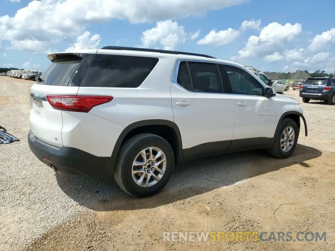 3 Photograph of a damaged car 1GNERGKW1MJ191277 CHEVROLET TRAVERSE 2021
