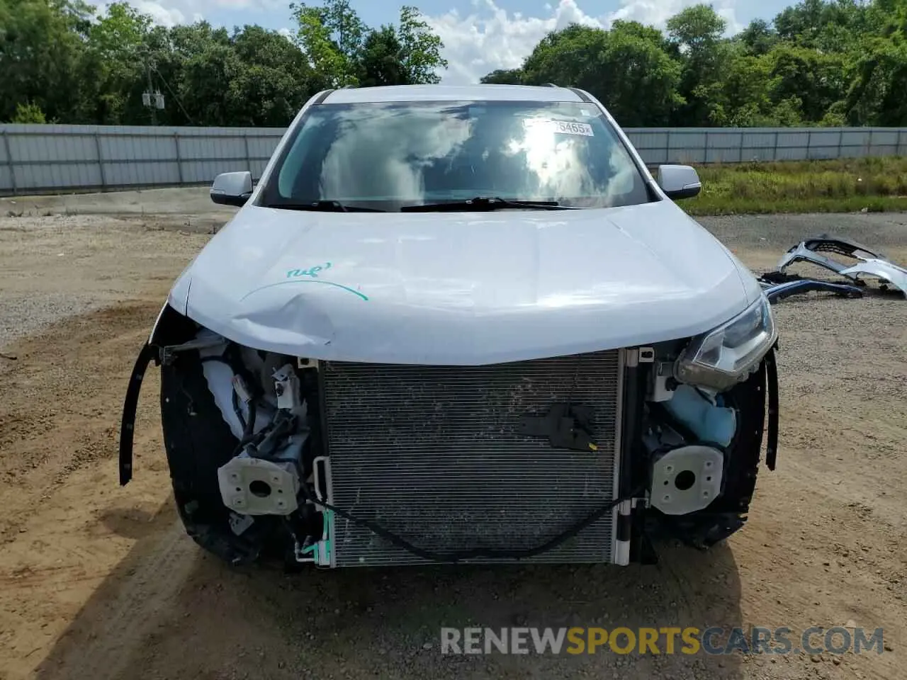 5 Photograph of a damaged car 1GNERGKW1MJ191277 CHEVROLET TRAVERSE 2021