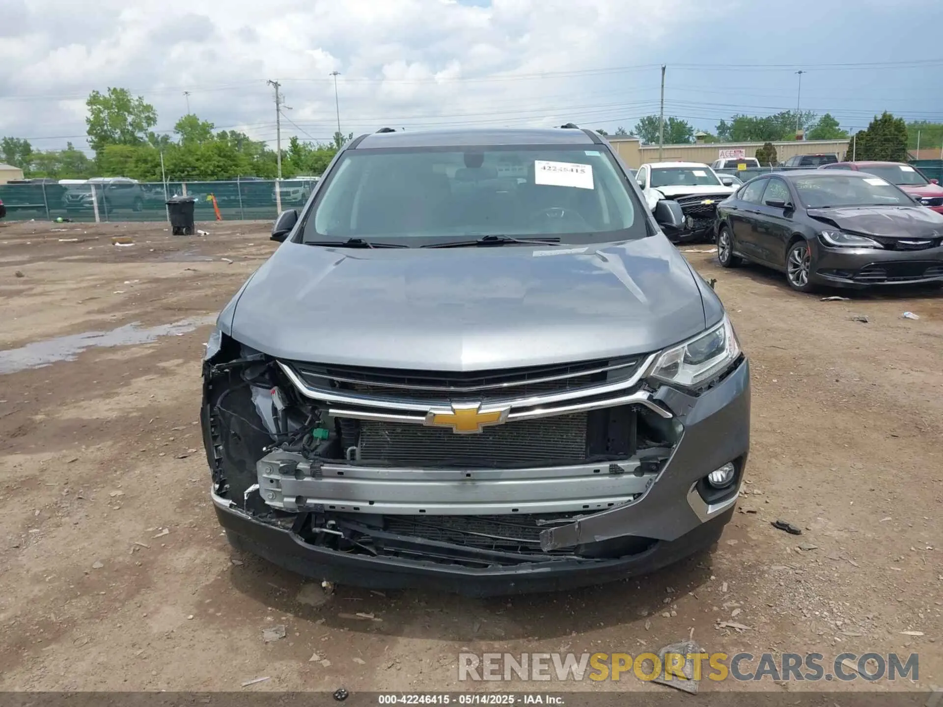 13 Photograph of a damaged car 1GNERGKW1MJ256399 CHEVROLET TRAVERSE 2021