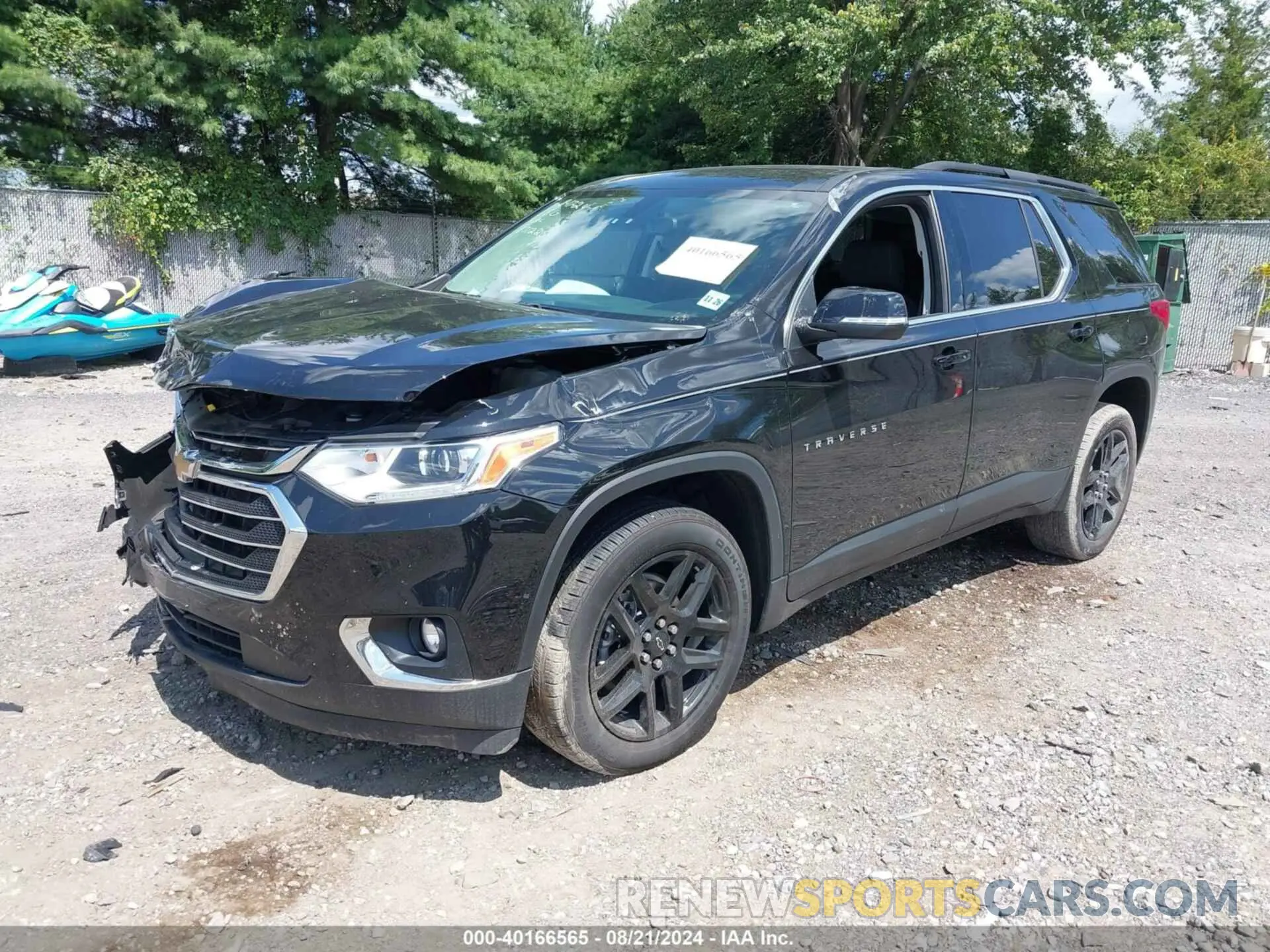 2 Photograph of a damaged car 1GNERGKW1MJ270576 CHEVROLET TRAVERSE 2021
