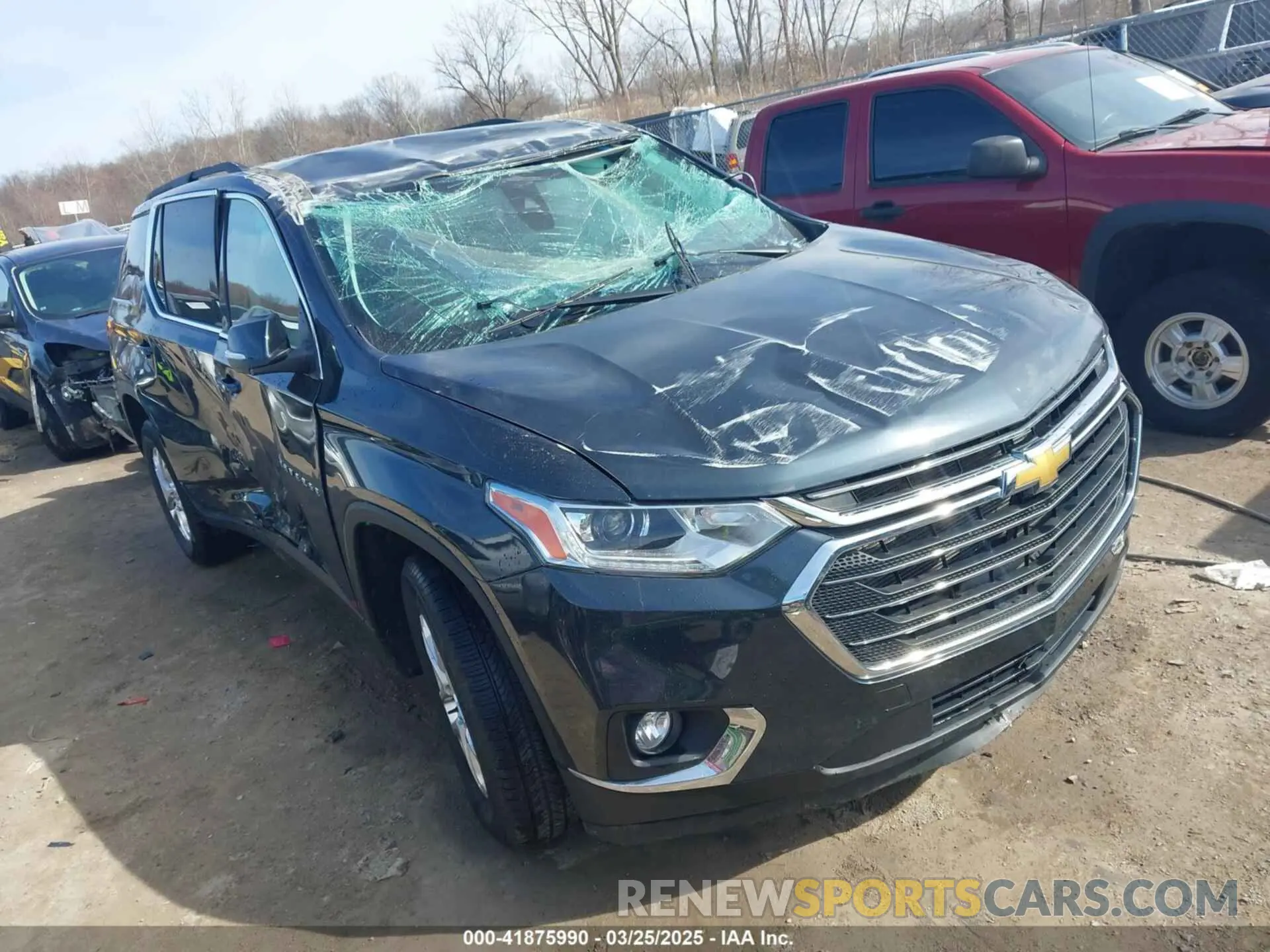 6 Photograph of a damaged car 1GNERGKW2MJ170390 CHEVROLET TRAVERSE 2021