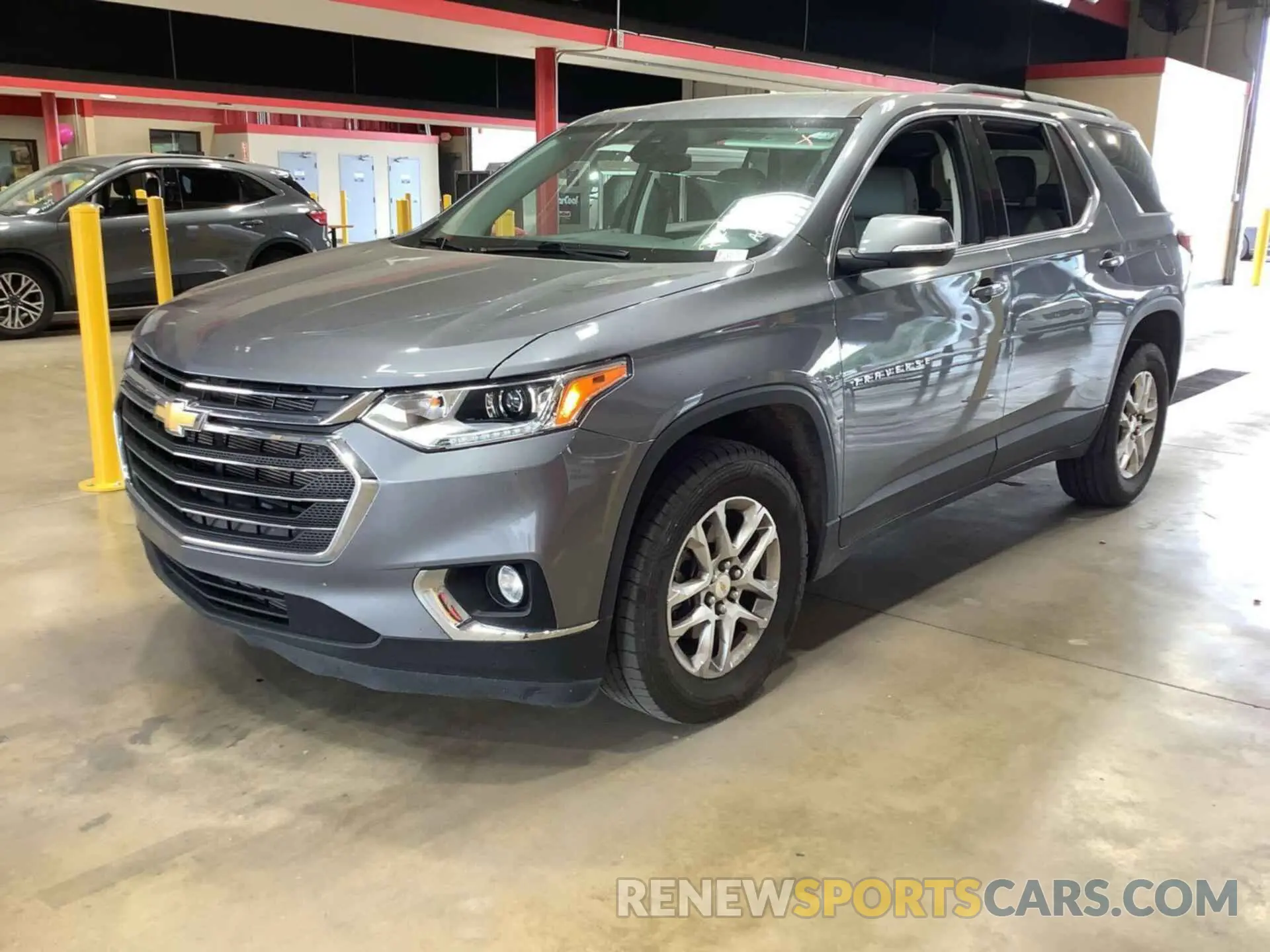 14 Photograph of a damaged car 1GNERGKW2MJ183284 CHEVROLET TRAVERSE 2021