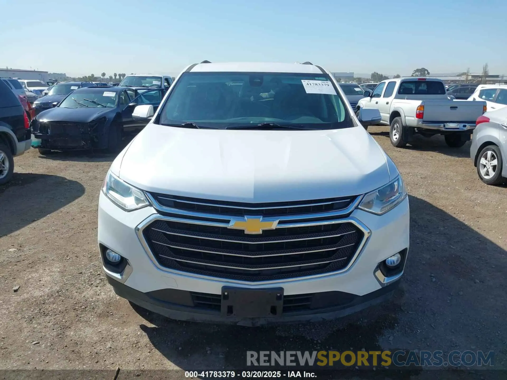 13 Photograph of a damaged car 1GNERGKW2MJ238882 CHEVROLET TRAVERSE 2021
