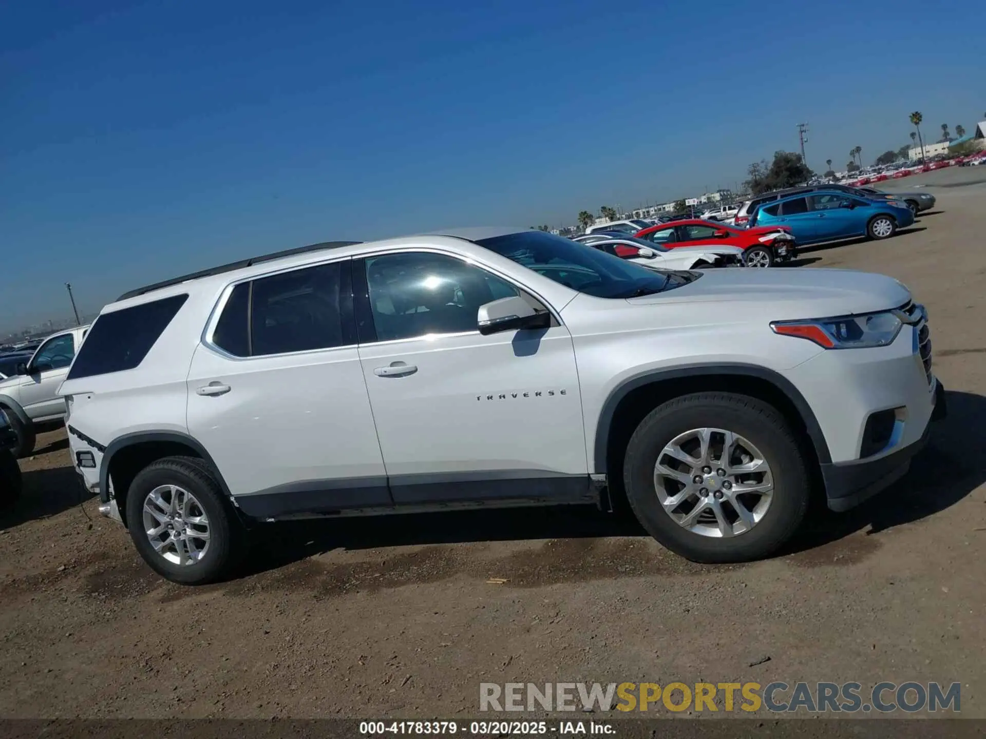 14 Photograph of a damaged car 1GNERGKW2MJ238882 CHEVROLET TRAVERSE 2021