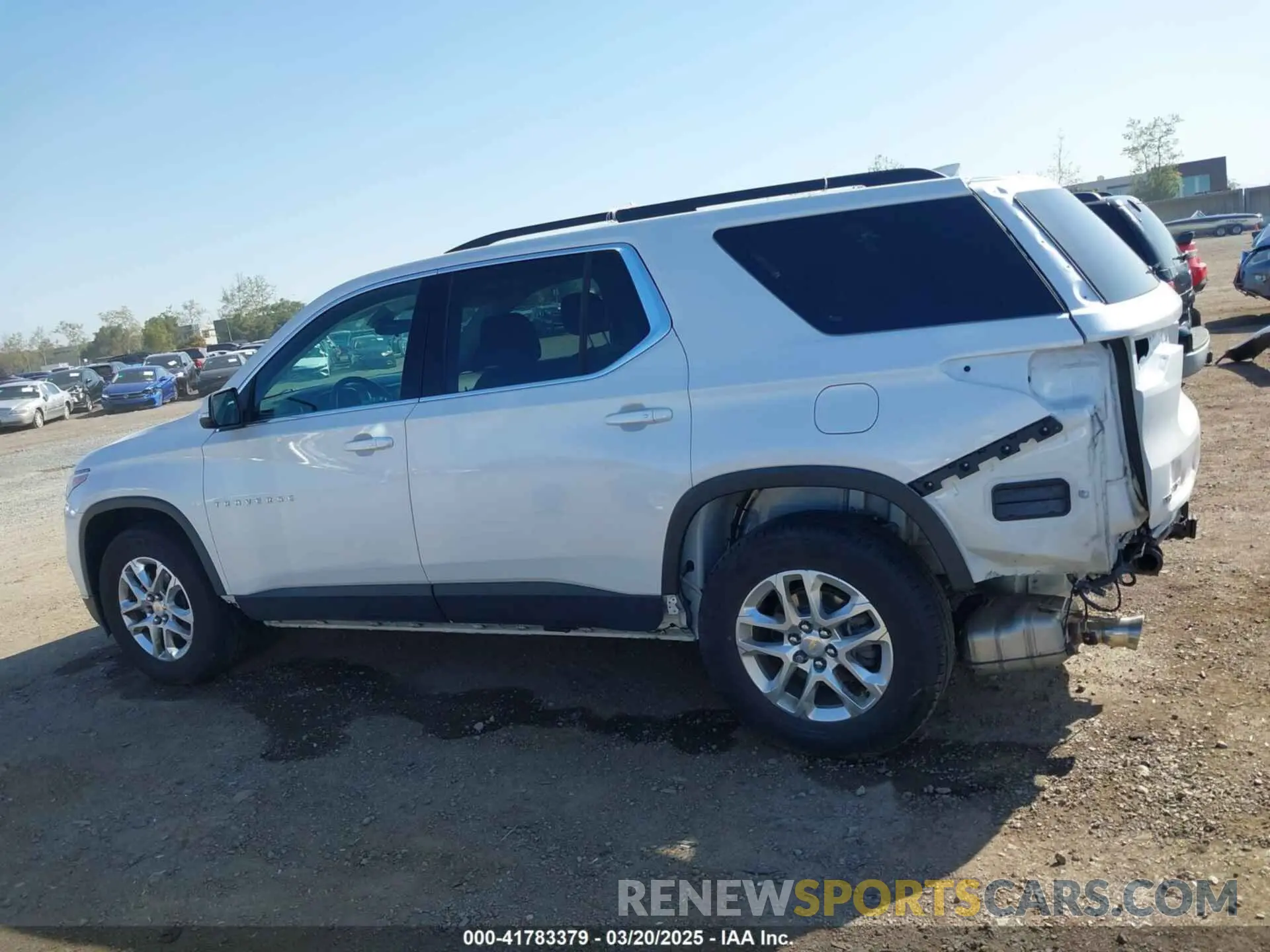 15 Photograph of a damaged car 1GNERGKW2MJ238882 CHEVROLET TRAVERSE 2021