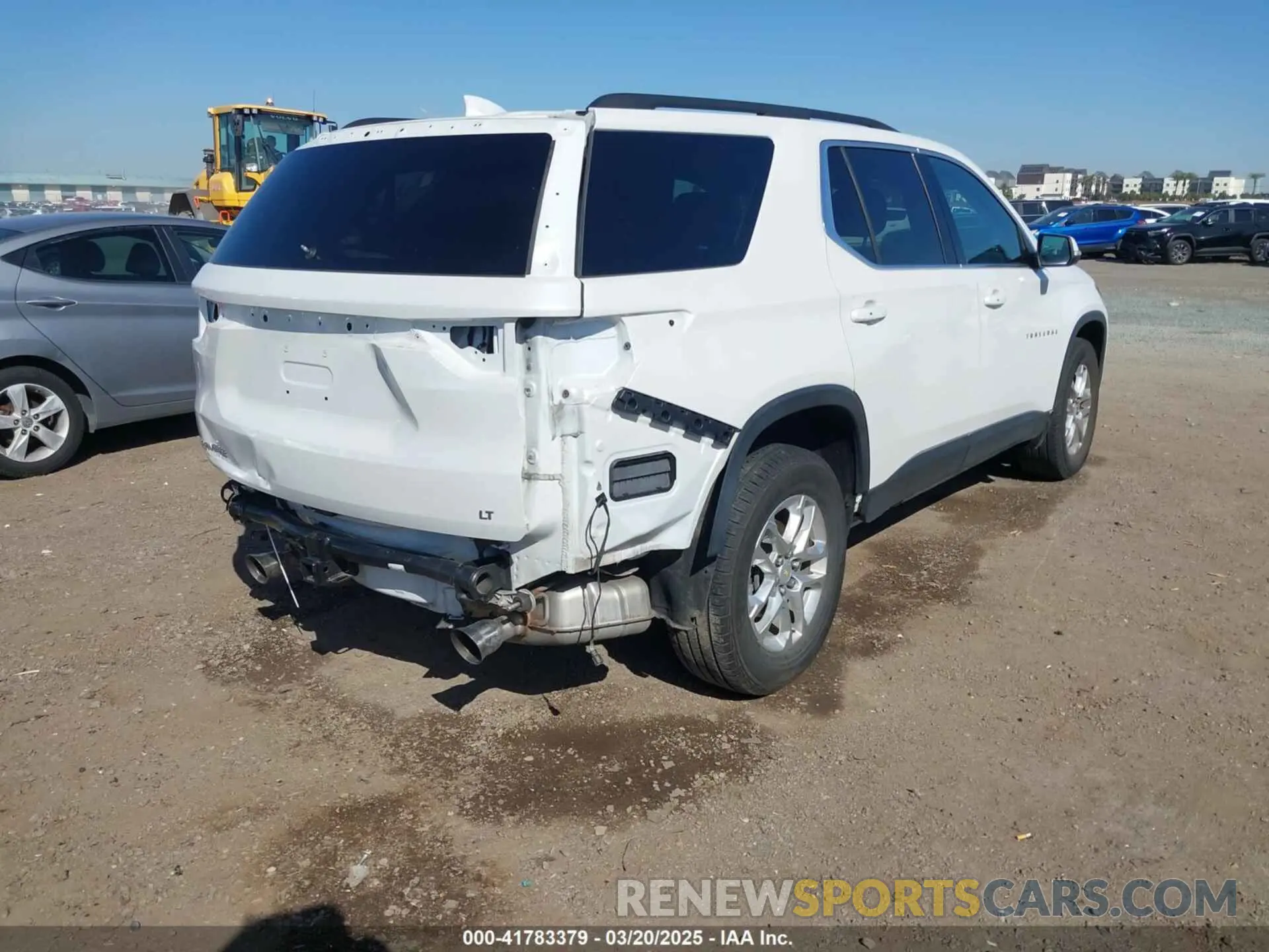 4 Photograph of a damaged car 1GNERGKW2MJ238882 CHEVROLET TRAVERSE 2021