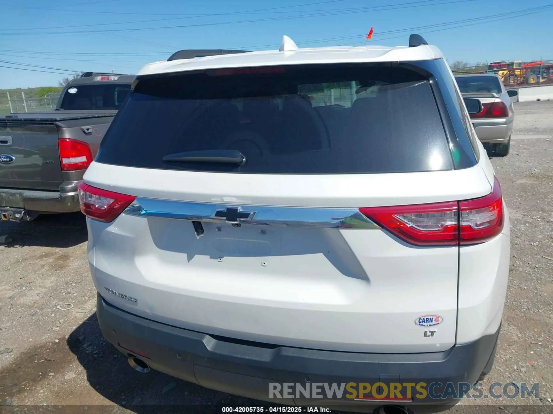 16 Photograph of a damaged car 1GNERGKW3MJ155350 CHEVROLET TRAVERSE 2021