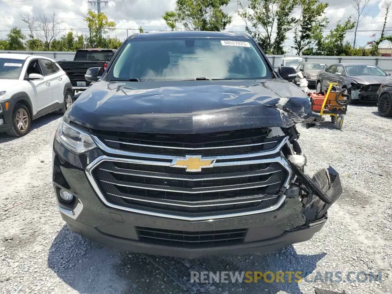 5 Photograph of a damaged car 1GNERGKW3MJ184539 CHEVROLET TRAVERSE 2021