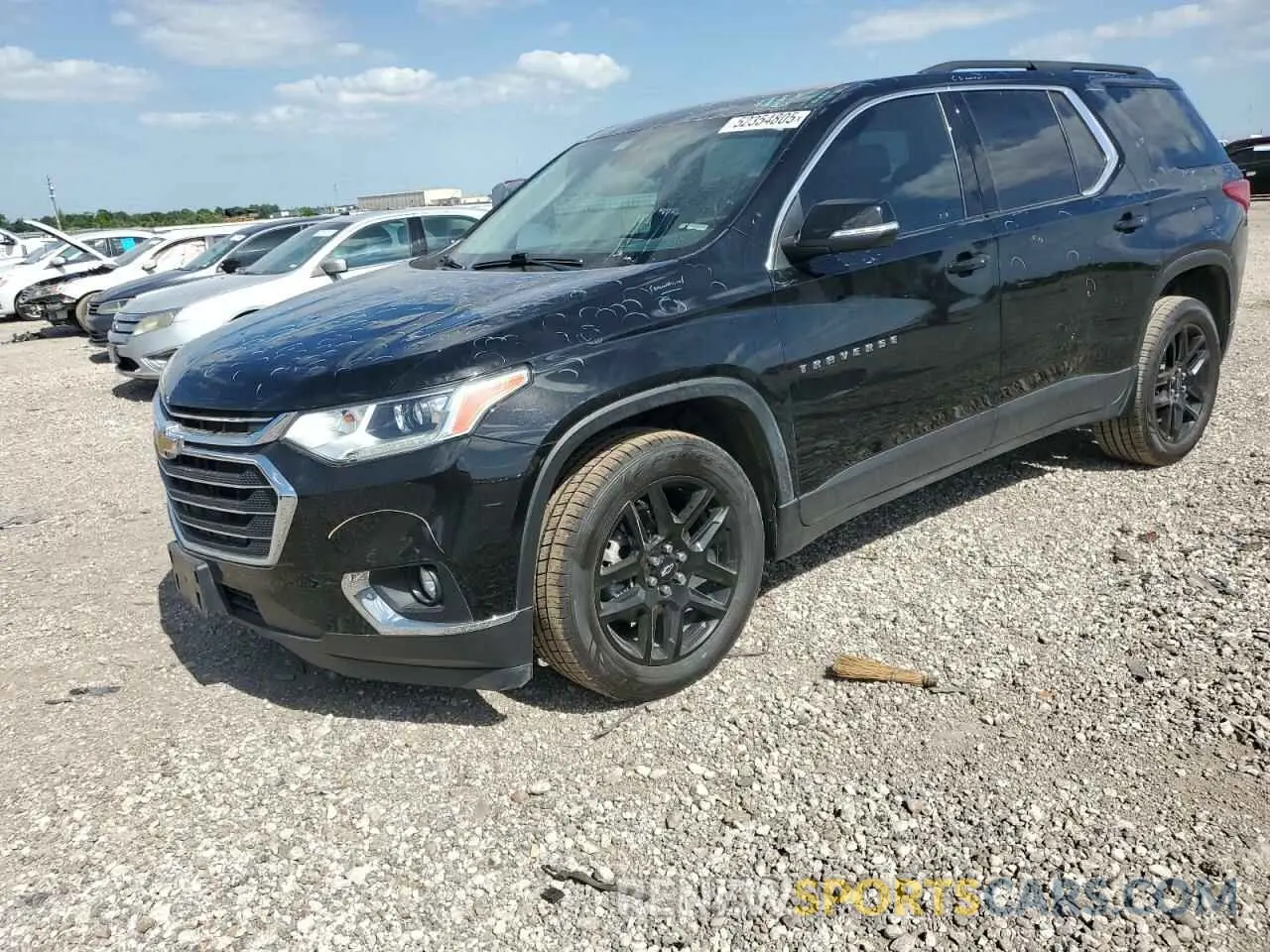 1 Photograph of a damaged car 1GNERGKW3MJ250345 CHEVROLET TRAVERSE 2021