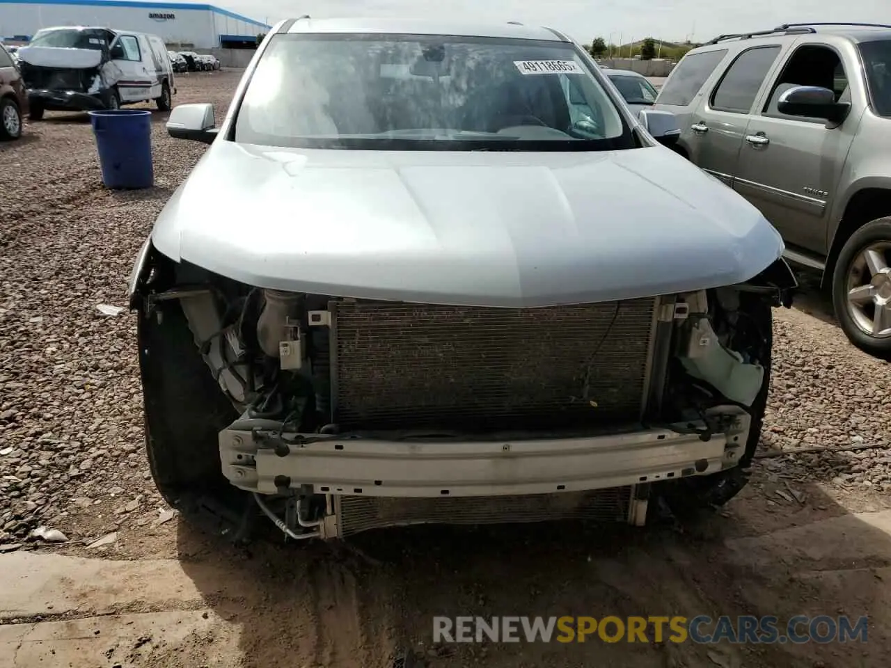5 Photograph of a damaged car 1GNERGKW4MJ153669 CHEVROLET TRAVERSE 2021