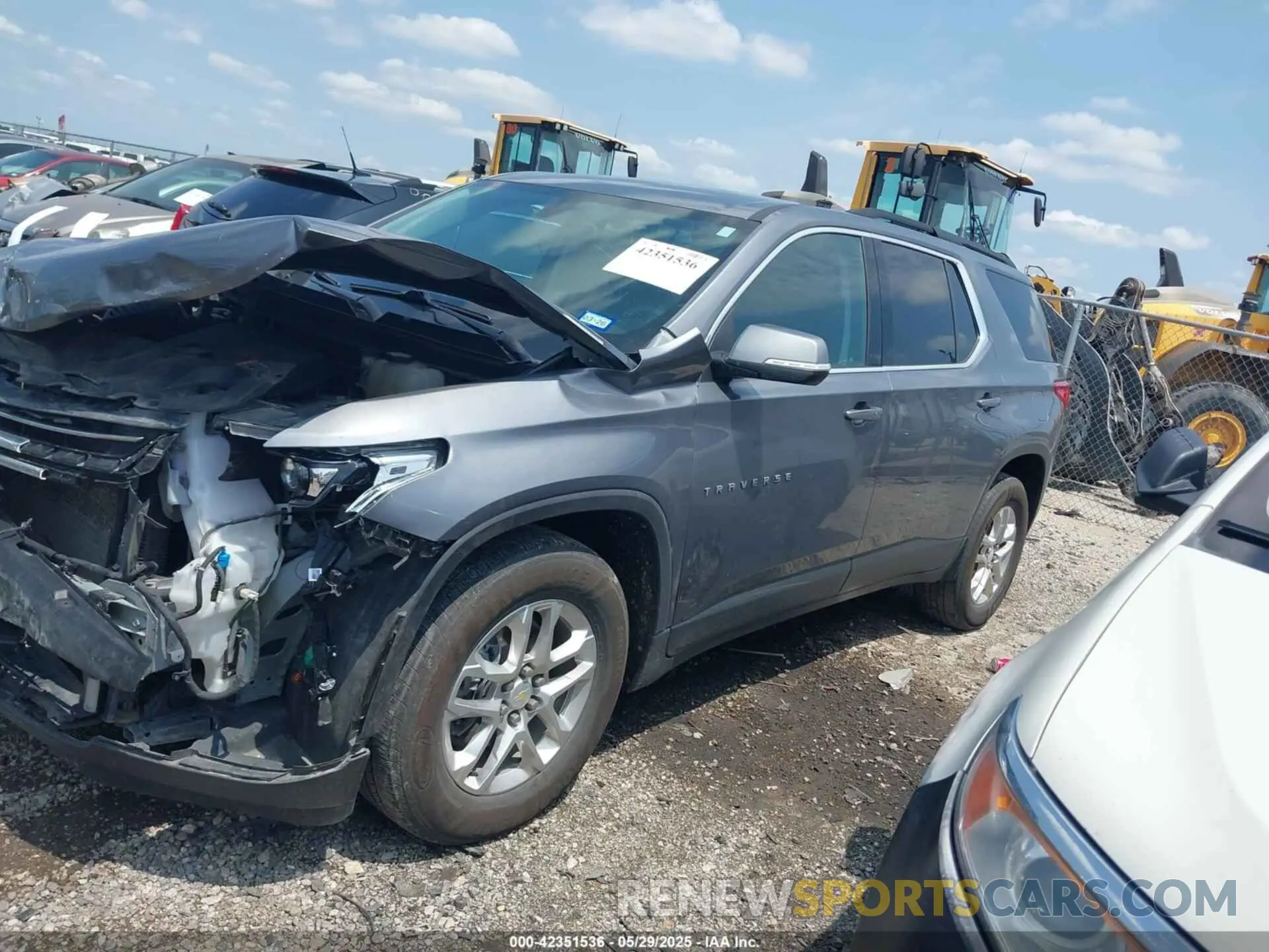 14 Photograph of a damaged car 1GNERGKW4MJ182329 CHEVROLET TRAVERSE 2021