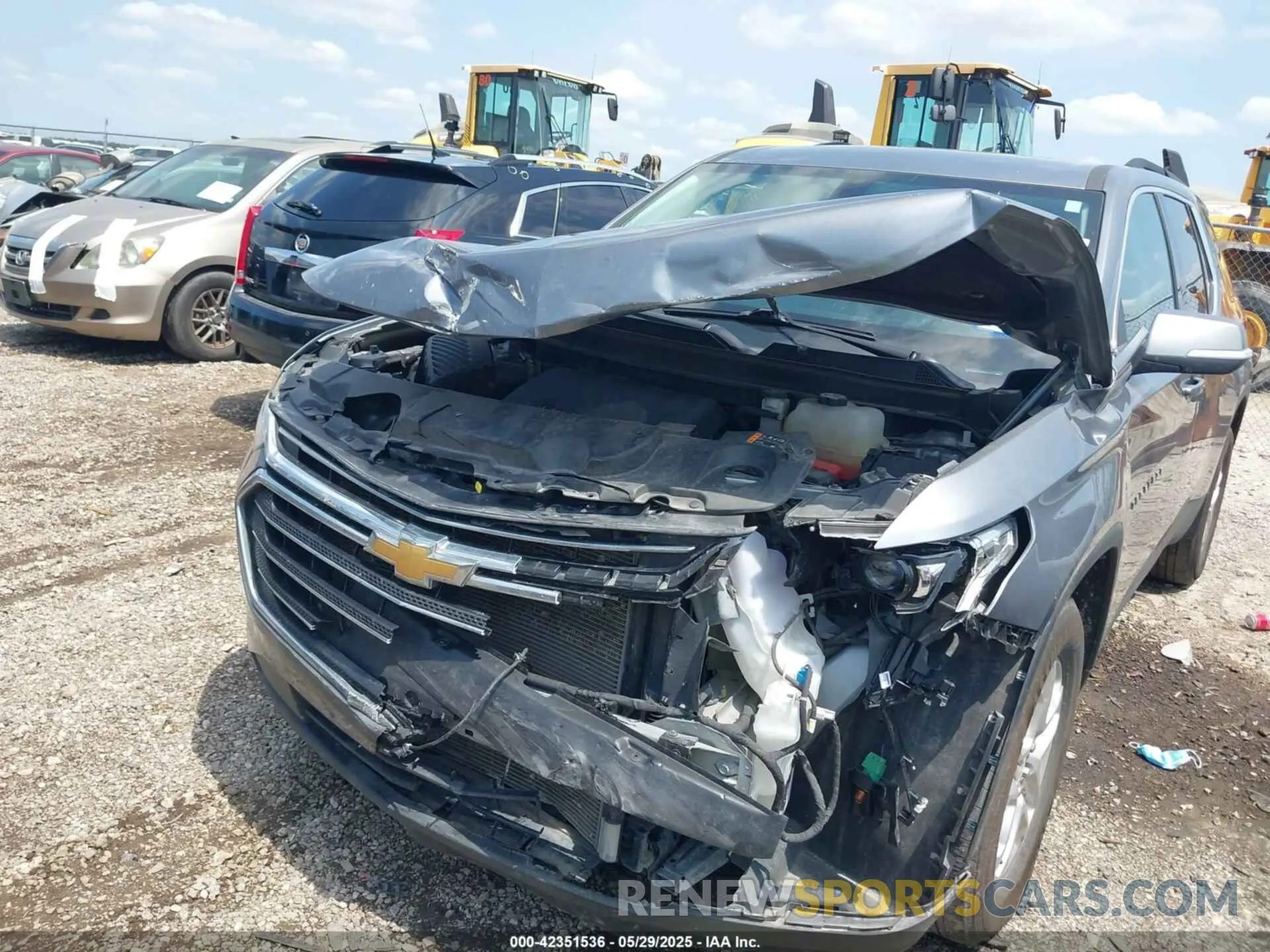 6 Photograph of a damaged car 1GNERGKW4MJ182329 CHEVROLET TRAVERSE 2021