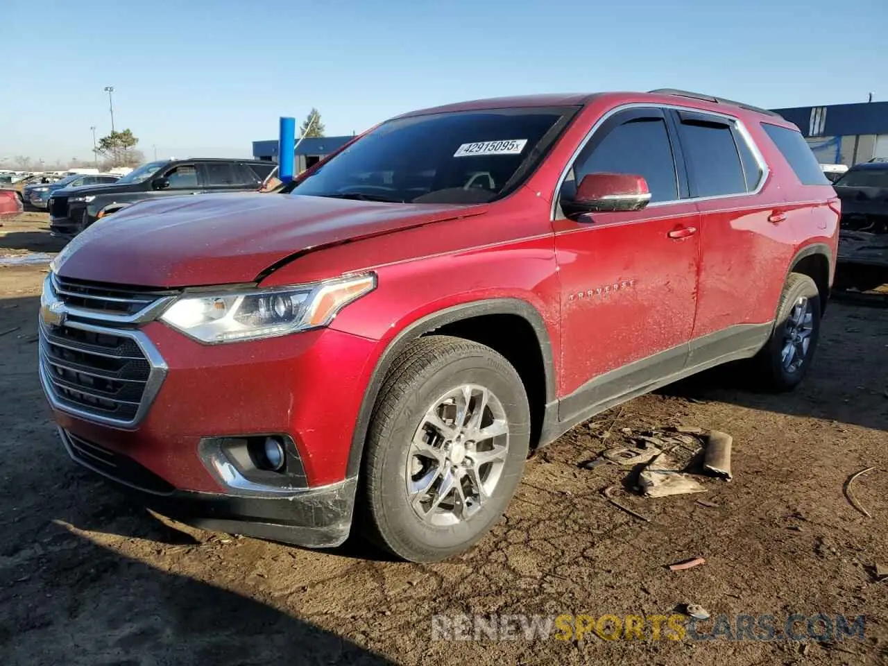 1 Photograph of a damaged car 1GNERGKW4MJ234543 CHEVROLET TRAVERSE 2021