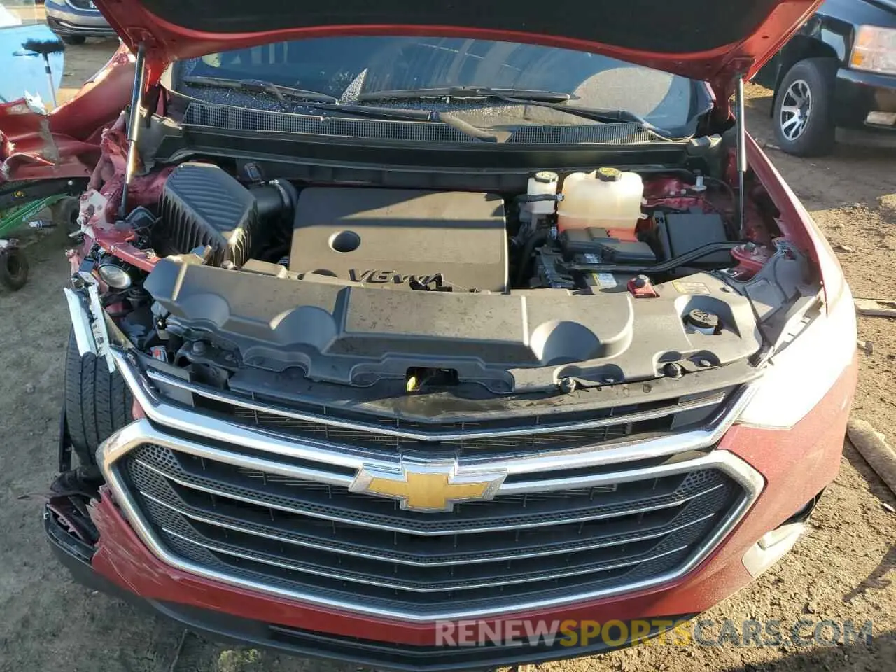 13 Photograph of a damaged car 1GNERGKW4MJ234543 CHEVROLET TRAVERSE 2021