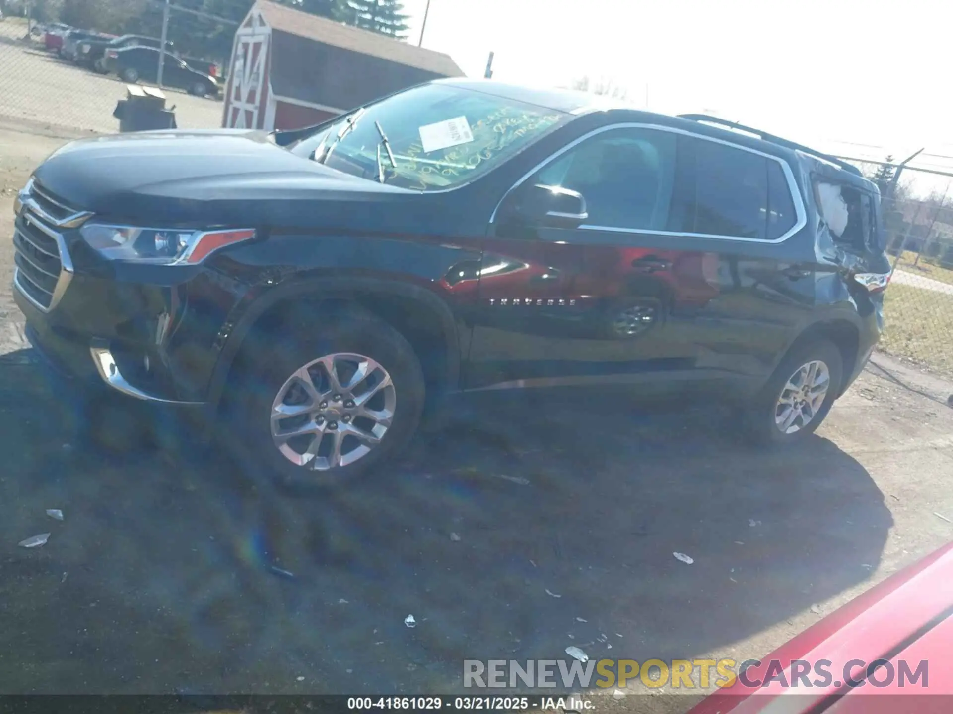 14 Photograph of a damaged car 1GNERGKW5MJ197065 CHEVROLET TRAVERSE 2021