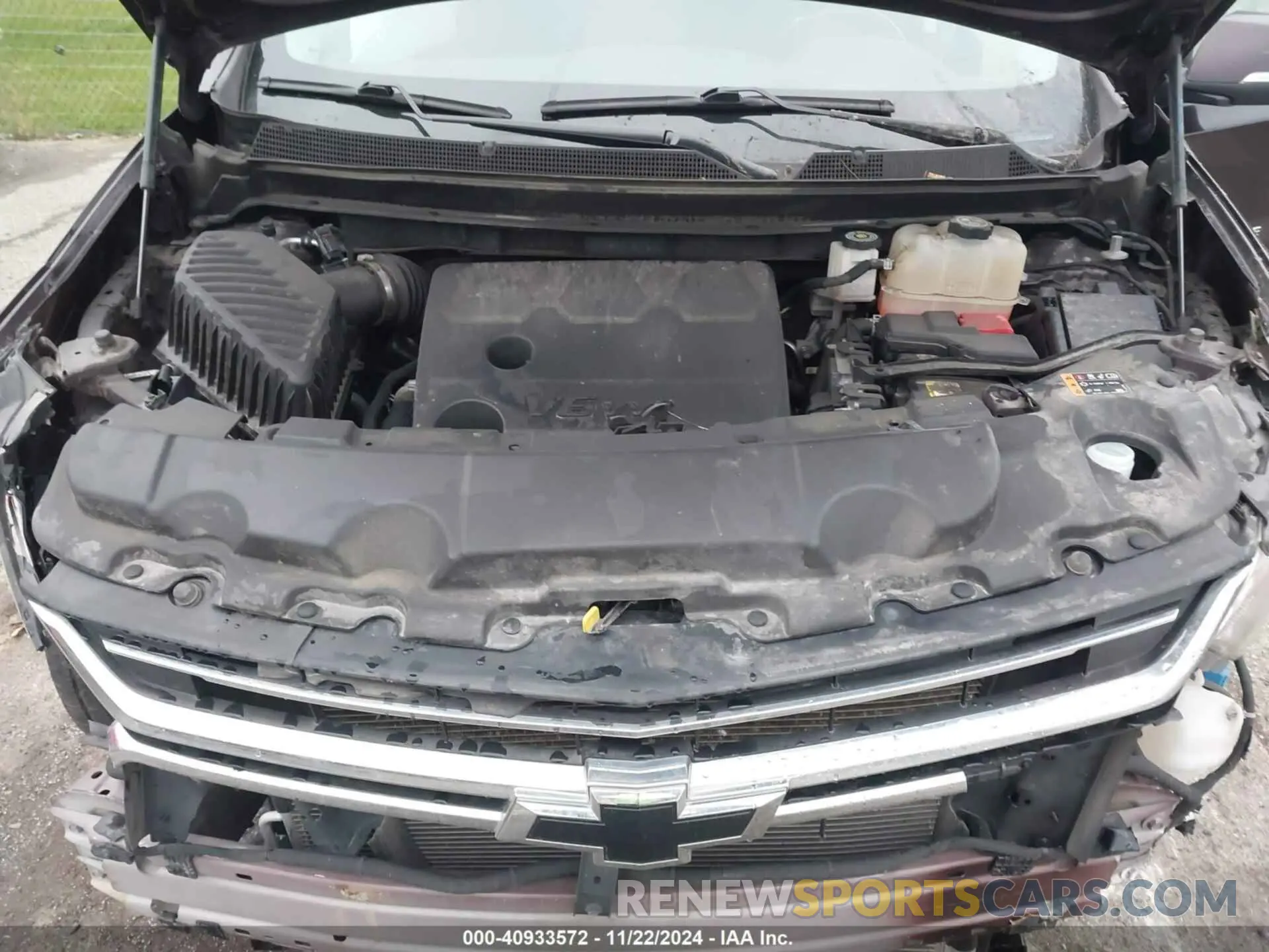 10 Photograph of a damaged car 1GNERGKW5MJ208016 CHEVROLET TRAVERSE 2021
