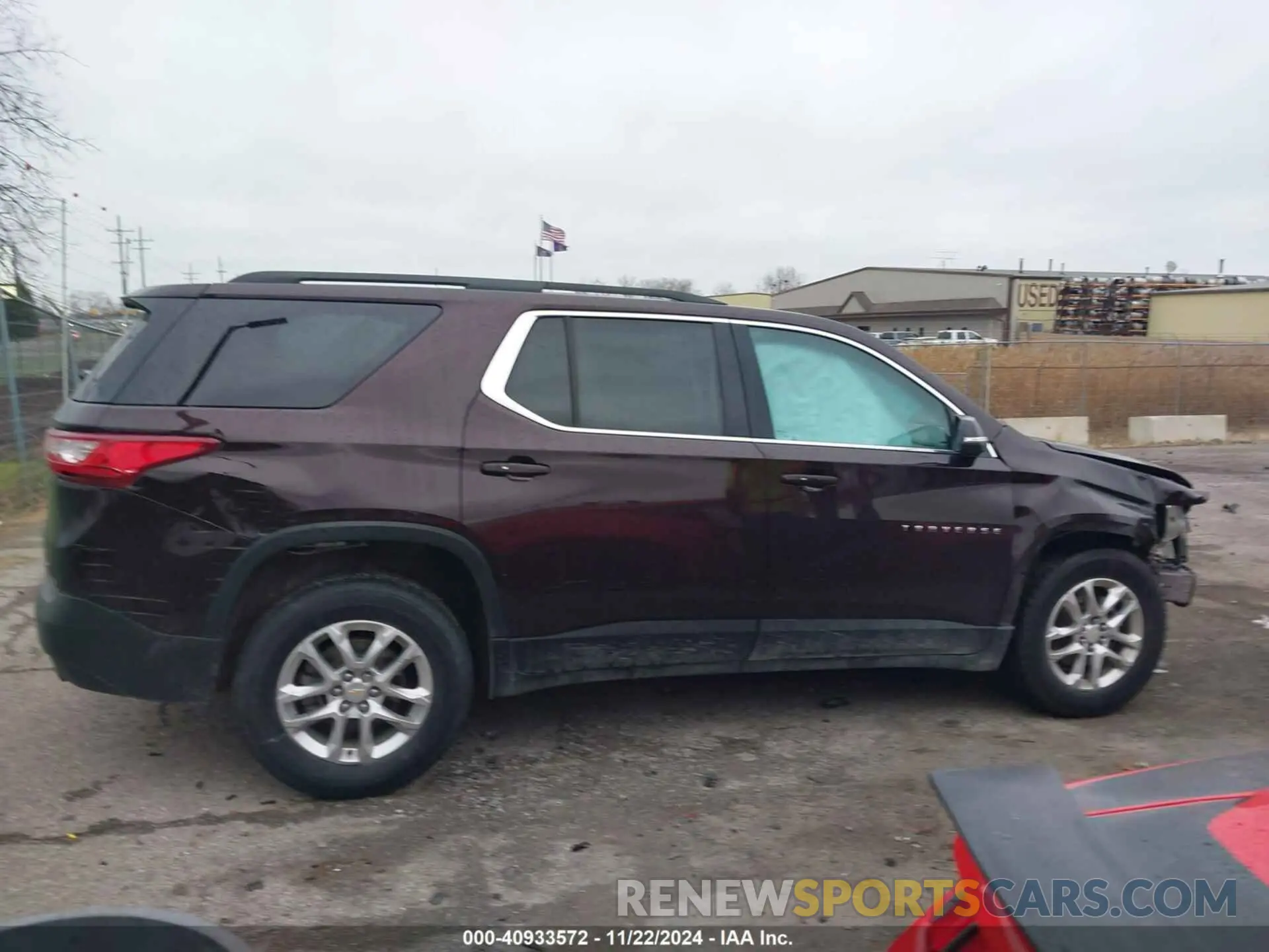 13 Photograph of a damaged car 1GNERGKW5MJ208016 CHEVROLET TRAVERSE 2021