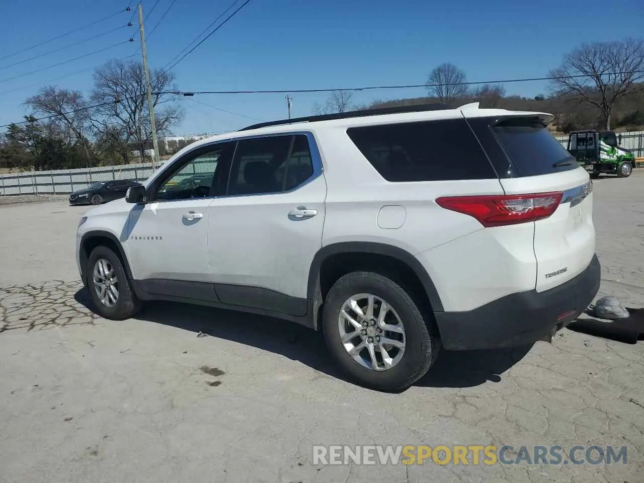 2 Photograph of a damaged car 1GNERGKW6MJ148425 CHEVROLET TRAVERSE 2021