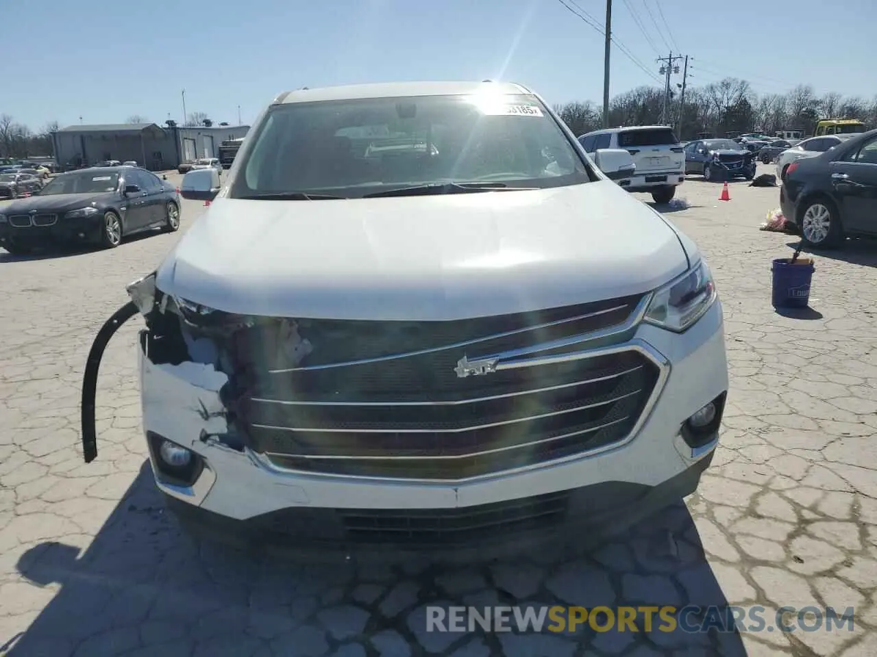 5 Photograph of a damaged car 1GNERGKW6MJ148425 CHEVROLET TRAVERSE 2021