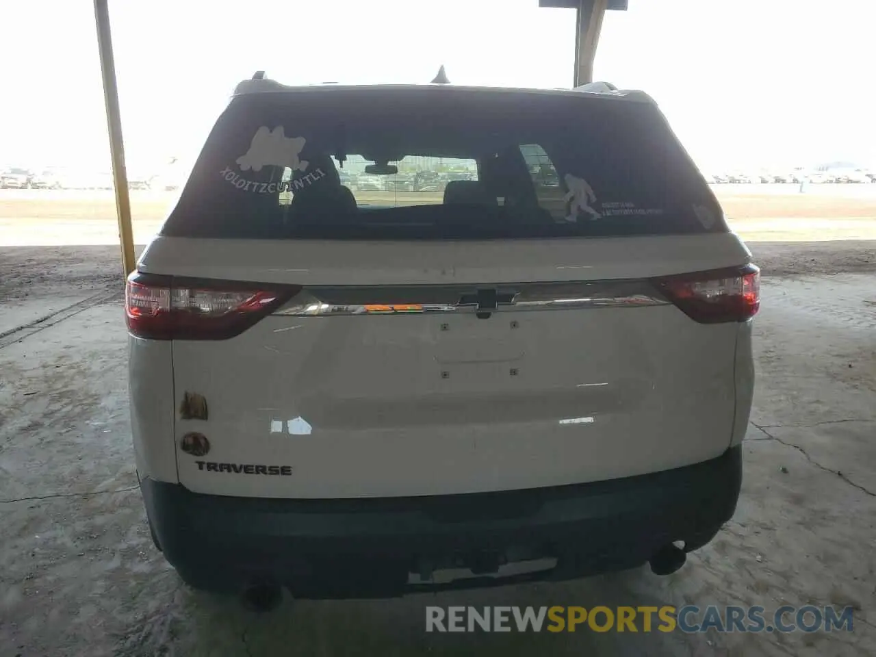 6 Photograph of a damaged car 1GNERGKW6MJ169288 CHEVROLET TRAVERSE 2021