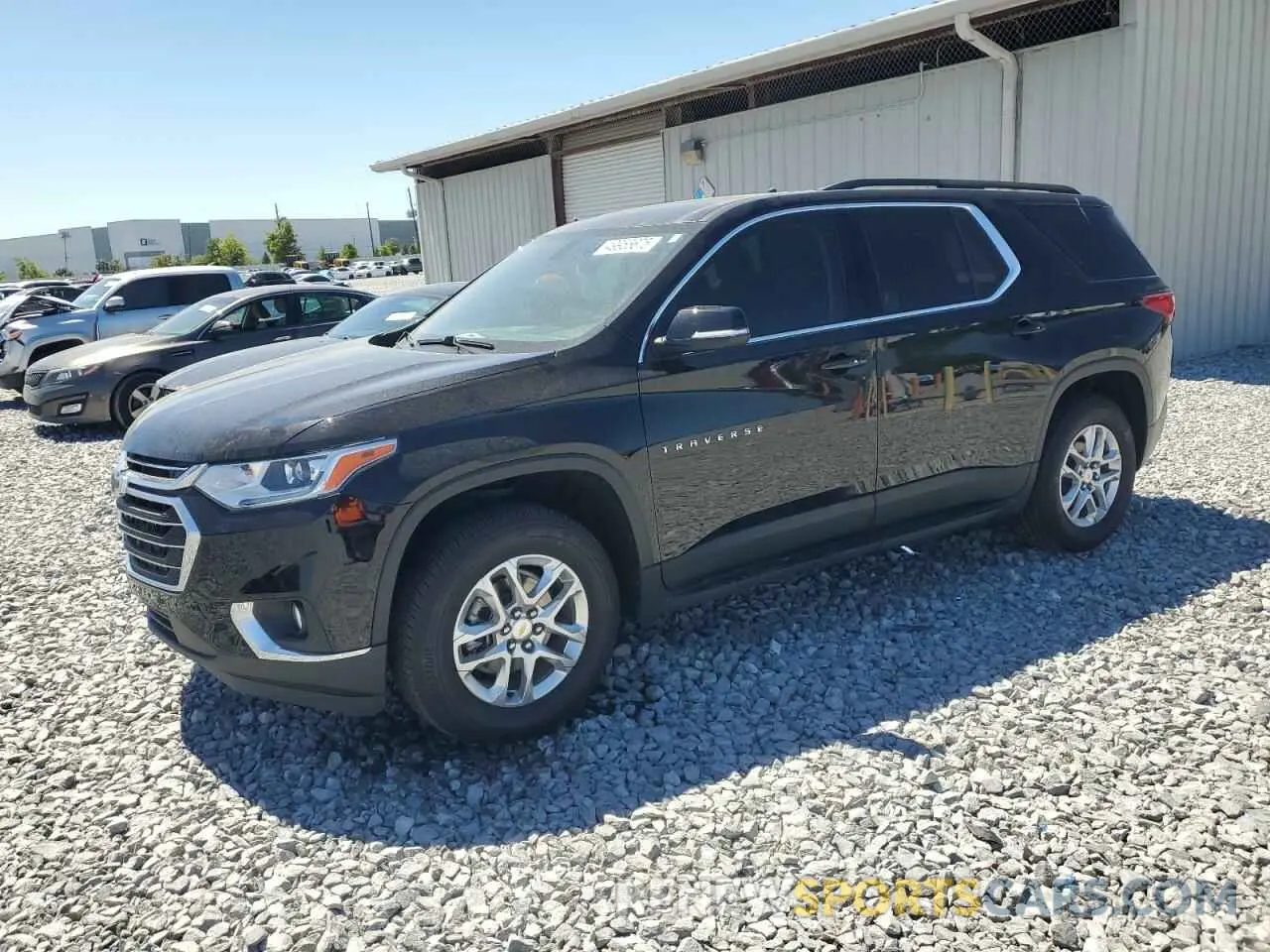 1 Photograph of a damaged car 1GNERGKW6MJ212463 CHEVROLET TRAVERSE 2021