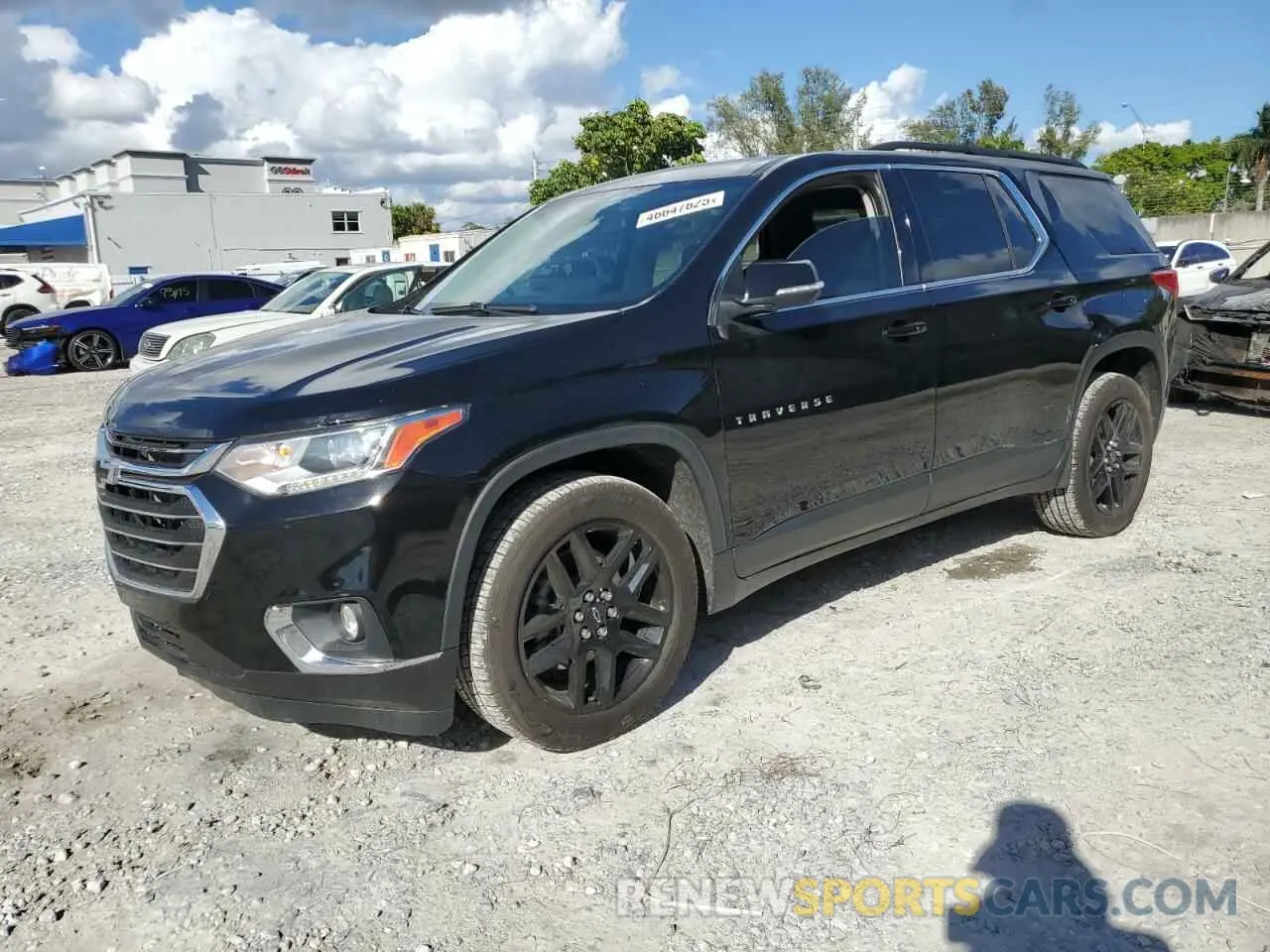1 Photograph of a damaged car 1GNERGKW7MJ168621 CHEVROLET TRAVERSE 2021