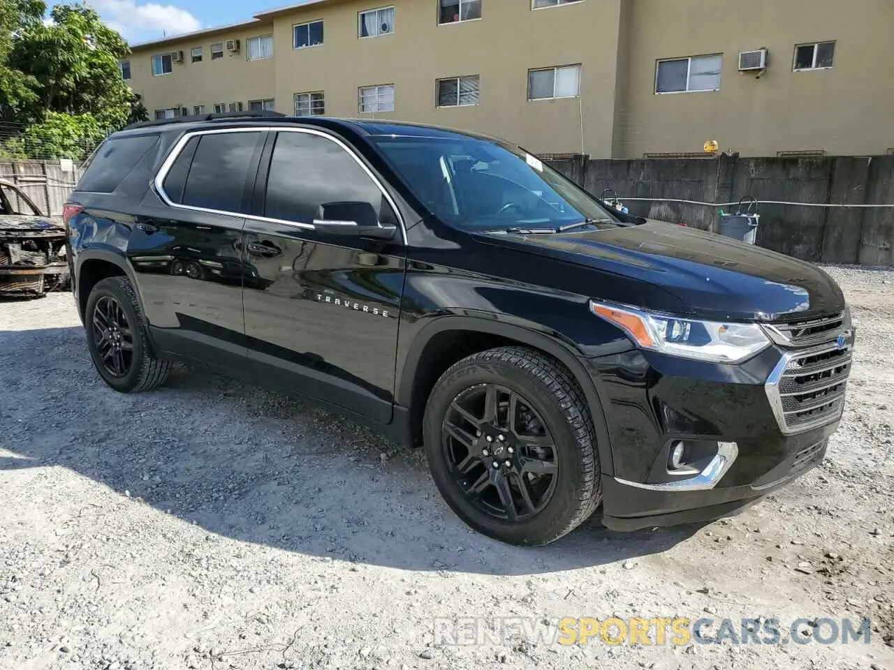 4 Photograph of a damaged car 1GNERGKW7MJ168621 CHEVROLET TRAVERSE 2021