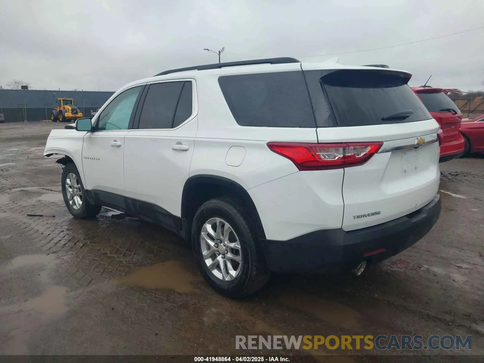 3 Photograph of a damaged car 1GNERGKW8MJ243343 CHEVROLET TRAVERSE 2021