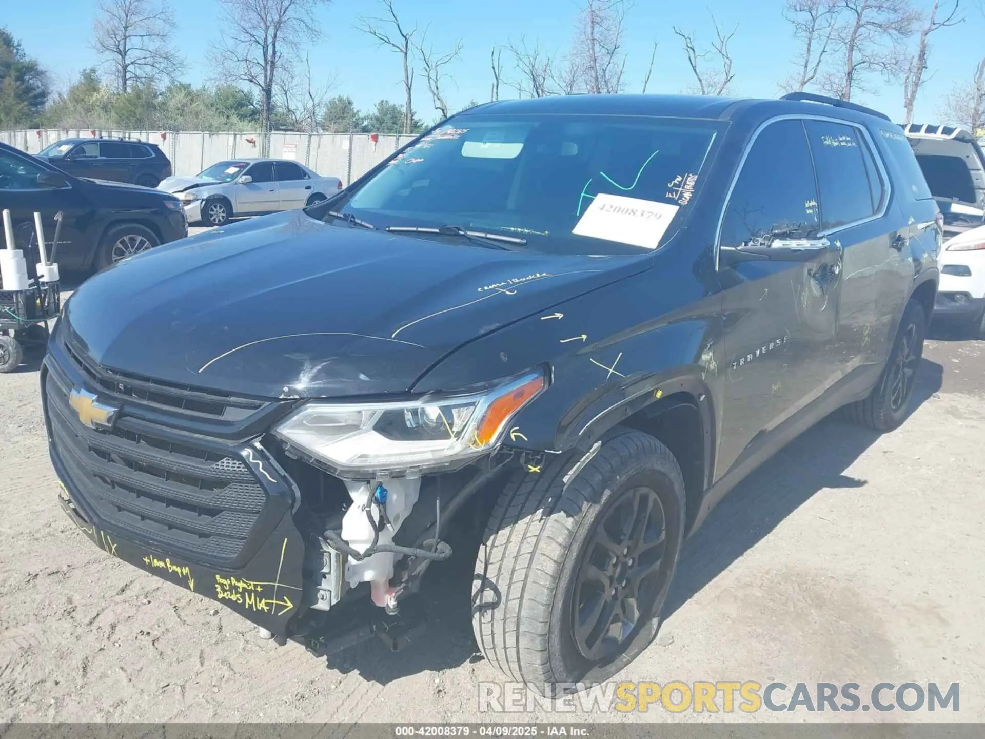 6 Photograph of a damaged car 1GNERGKW8MJ246758 CHEVROLET TRAVERSE 2021