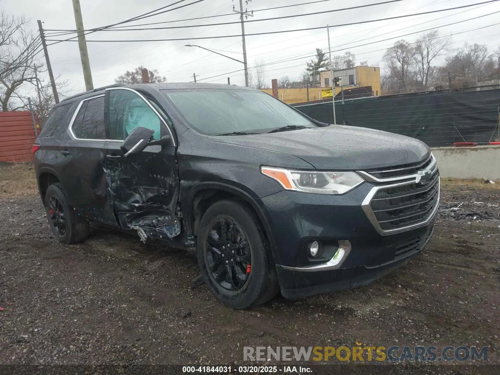 1 Photograph of a damaged car 1GNERGKW9MJ234571 CHEVROLET TRAVERSE 2021