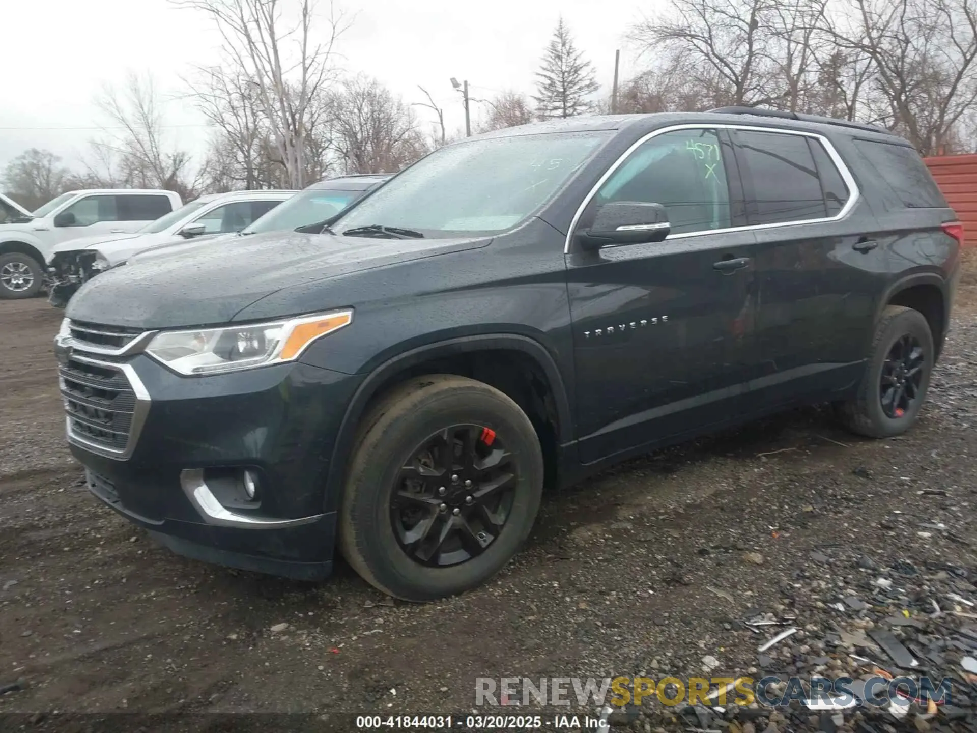 2 Photograph of a damaged car 1GNERGKW9MJ234571 CHEVROLET TRAVERSE 2021
