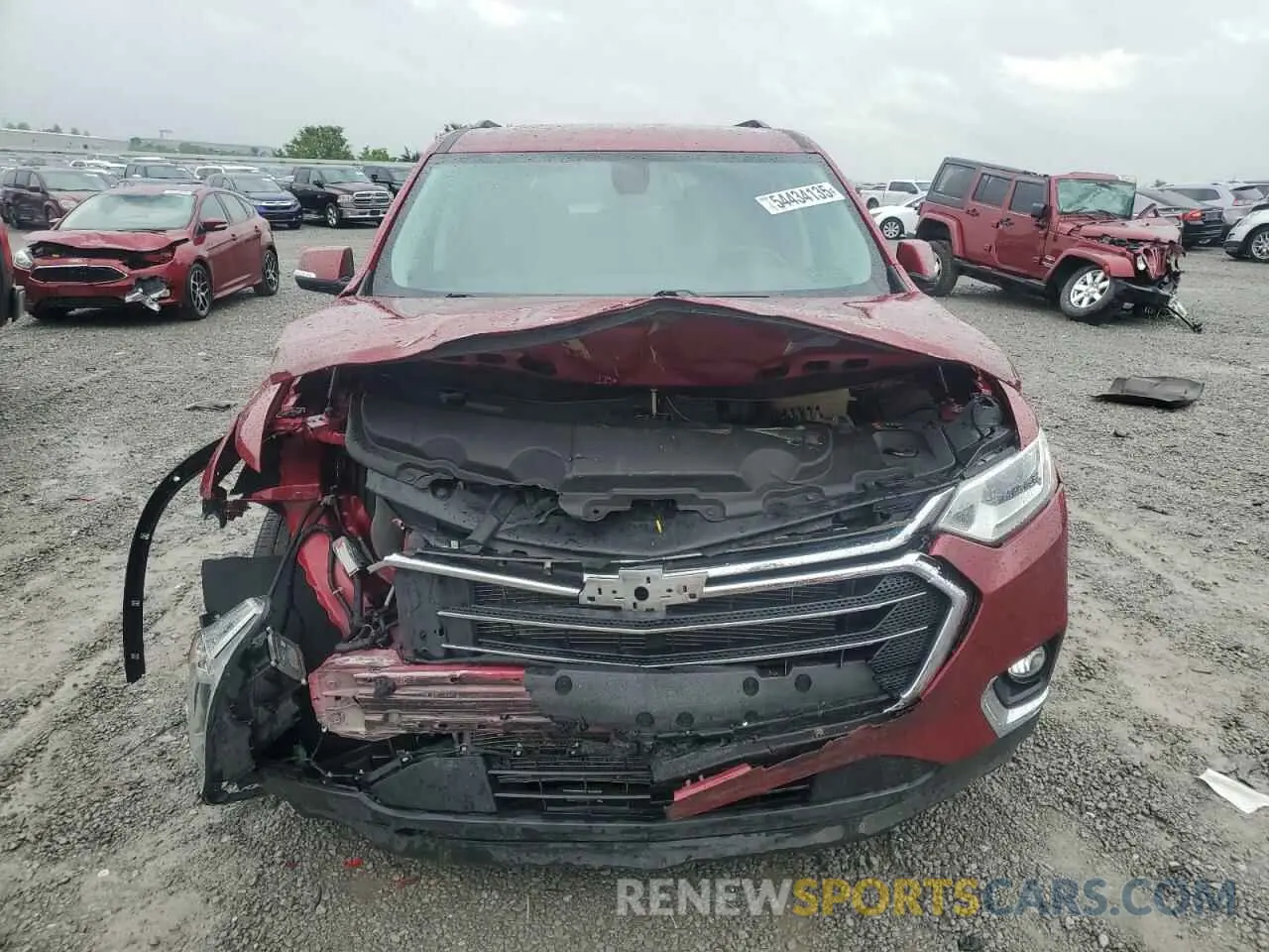5 Photograph of a damaged car 1GNERGKW9MJ239883 CHEVROLET TRAVERSE 2021