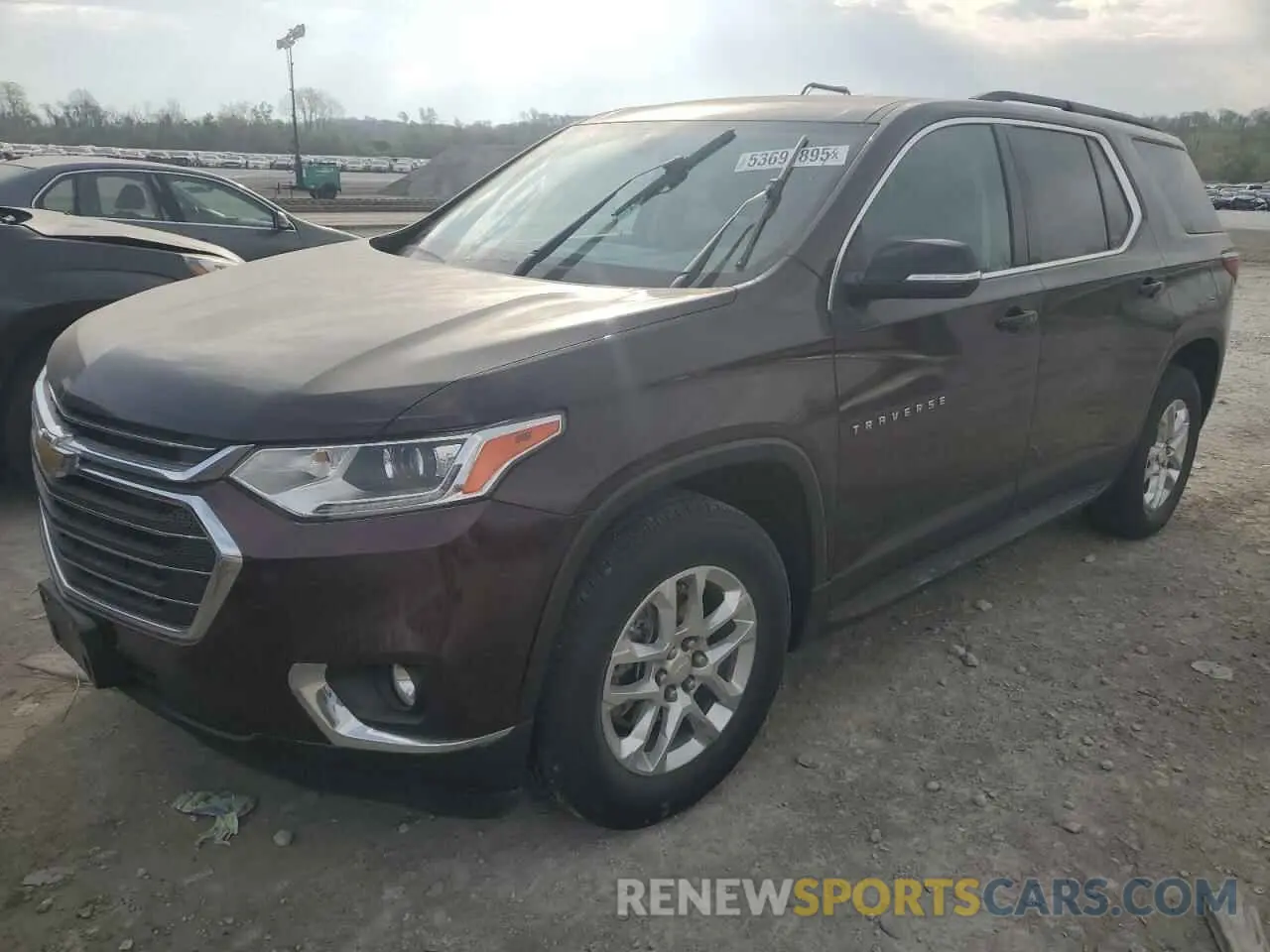 1 Photograph of a damaged car 1GNERGKW9MJ253055 CHEVROLET TRAVERSE 2021