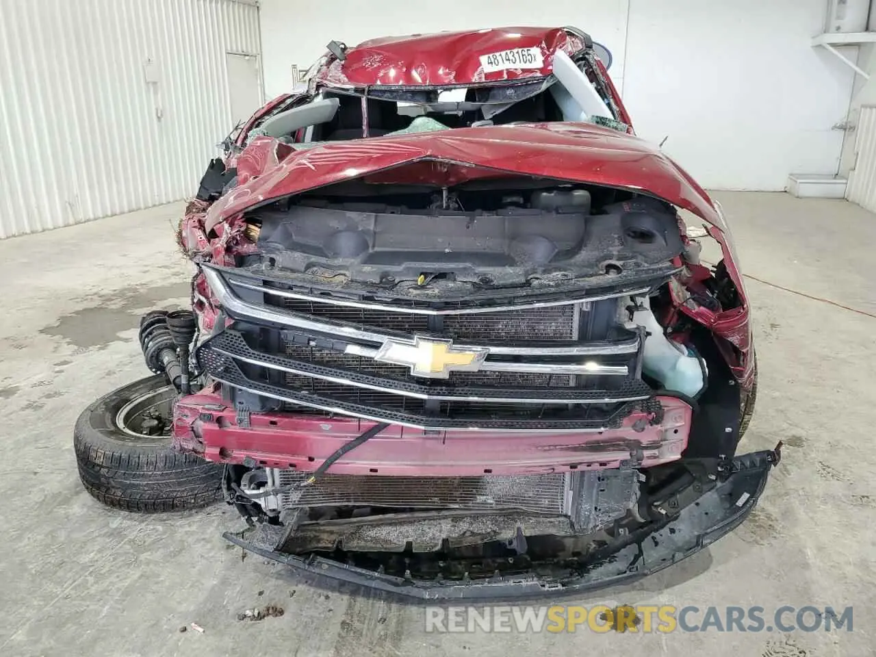 5 Photograph of a damaged car 1GNERGKWXMJ105447 CHEVROLET TRAVERSE 2021