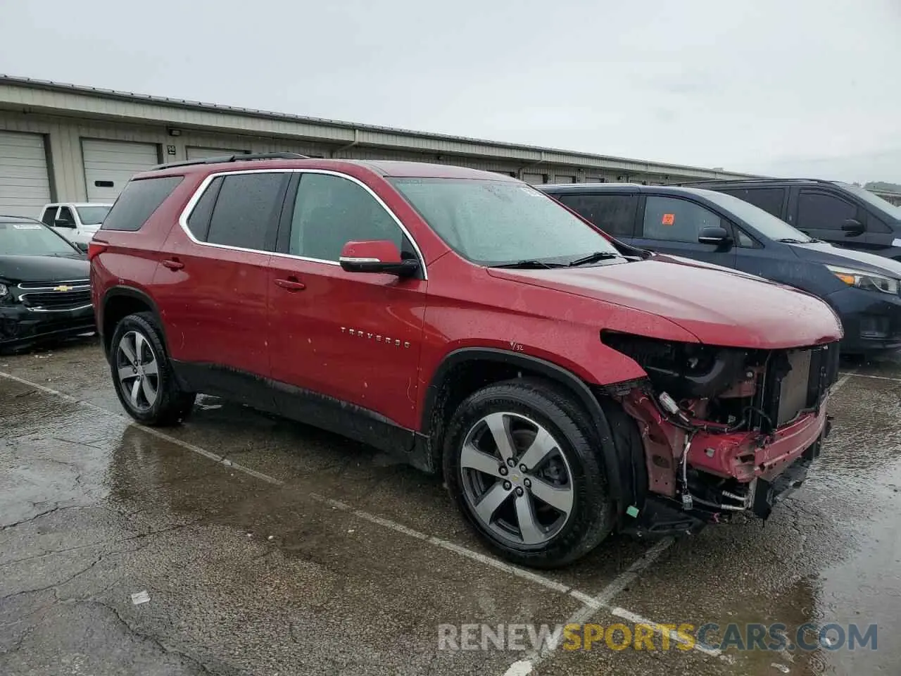 4 Photograph of a damaged car 1GNERHKW0MJ235033 CHEVROLET TRAVERSE 2021